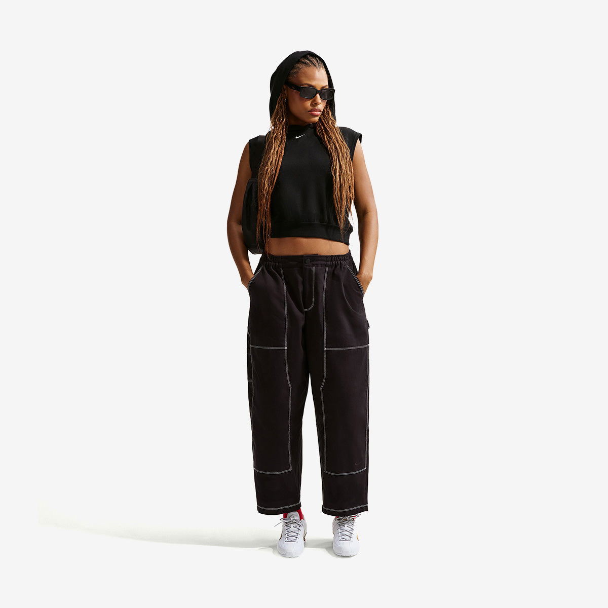 Women's Nike Loose Low-Rise Carpenter Trousers
