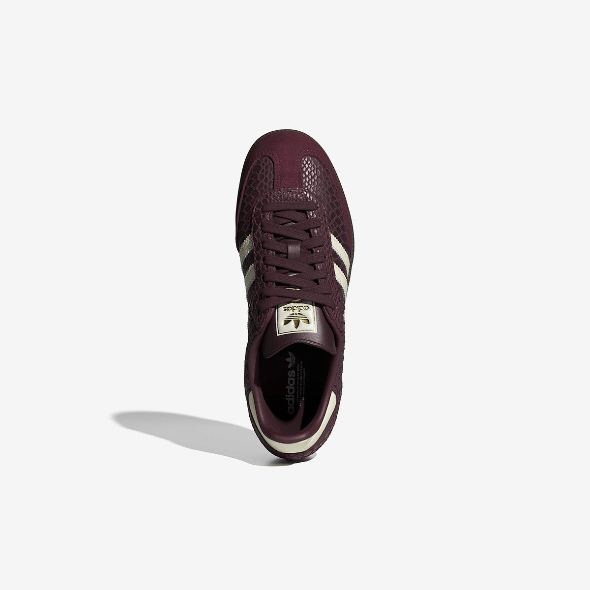 Women's adidas Samba OG Patent Snakesking 'Maroon'