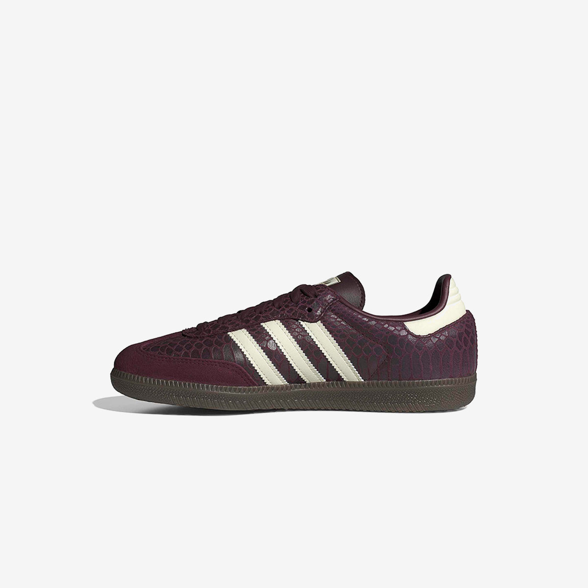 Women's adidas Samba OG Patent Snakesking 'Maroon'