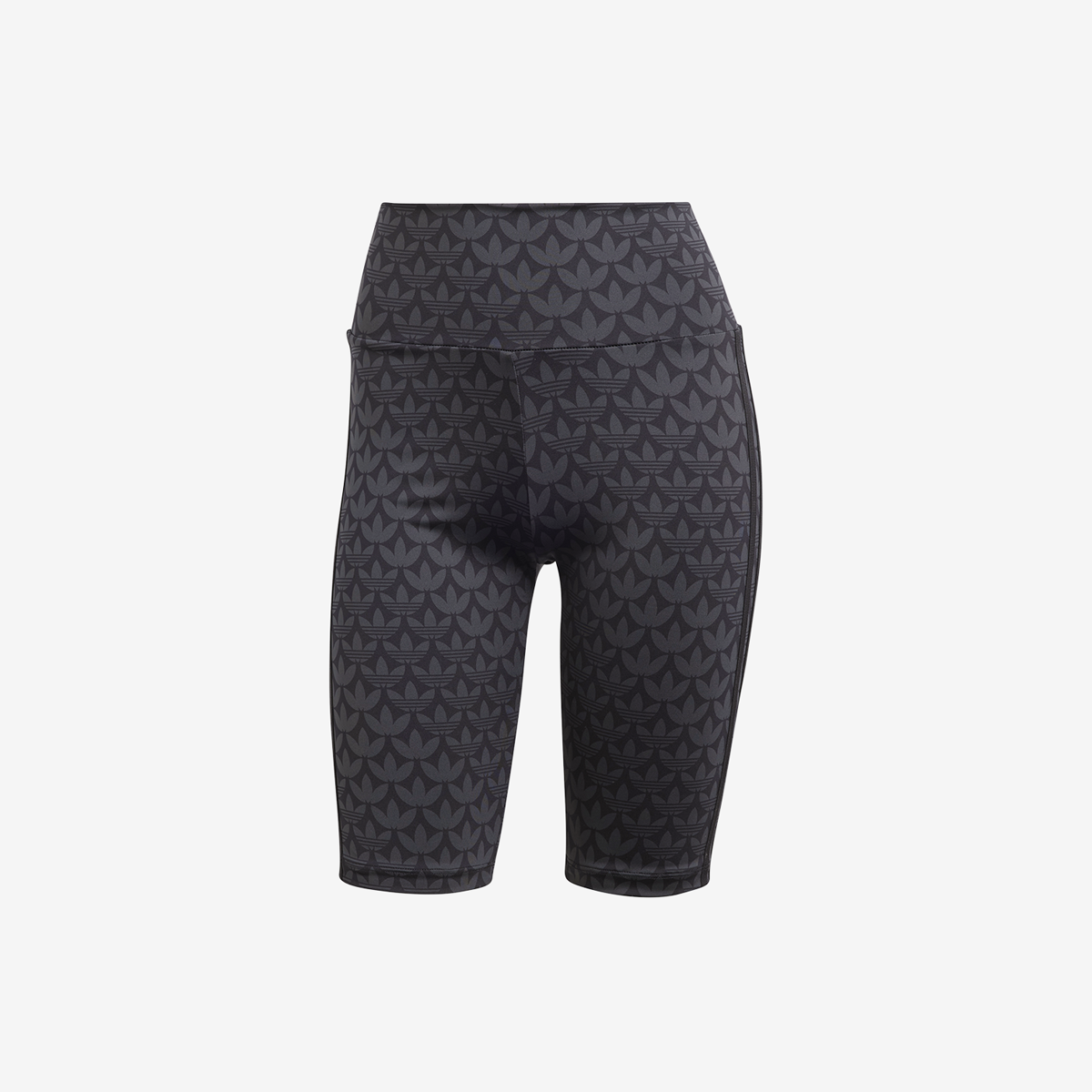 Women's adidas Trefoil Monogram Biker Shorts 'Black'