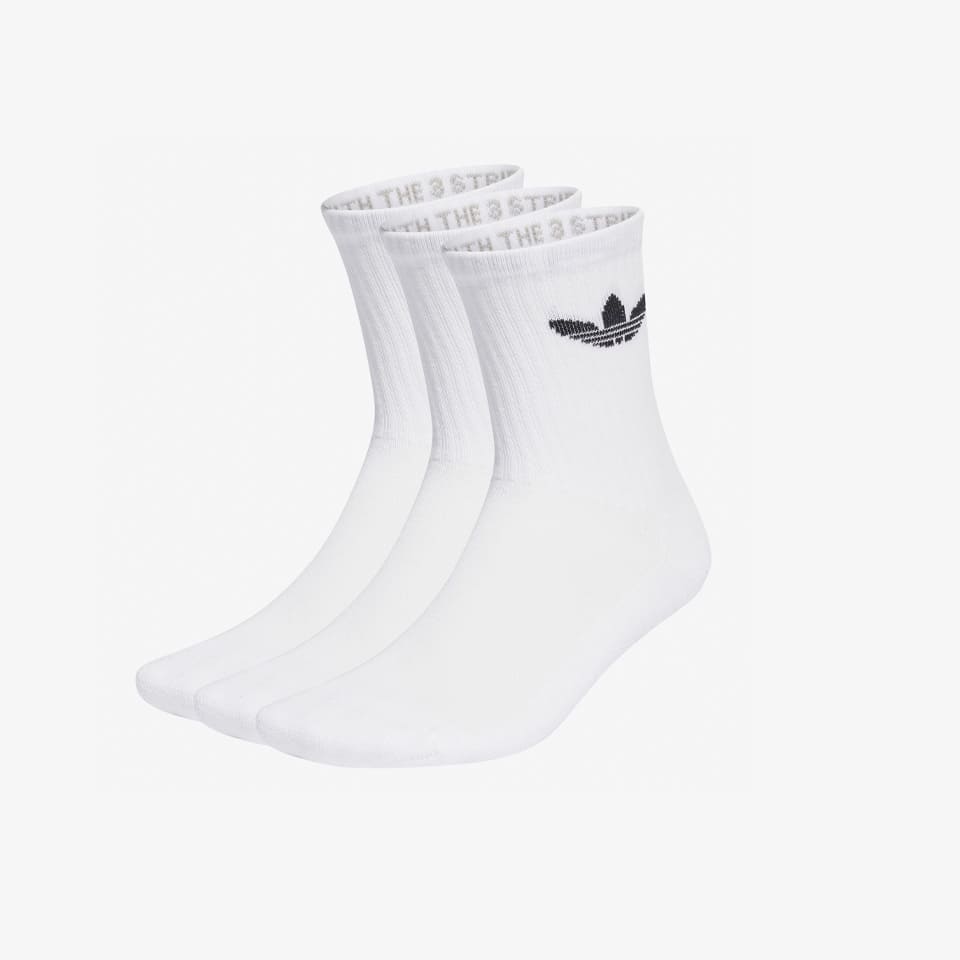 adidas Socks Trefoil 'White'