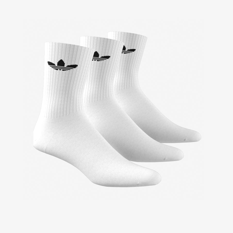 adidas Socks Trefoil 'White'