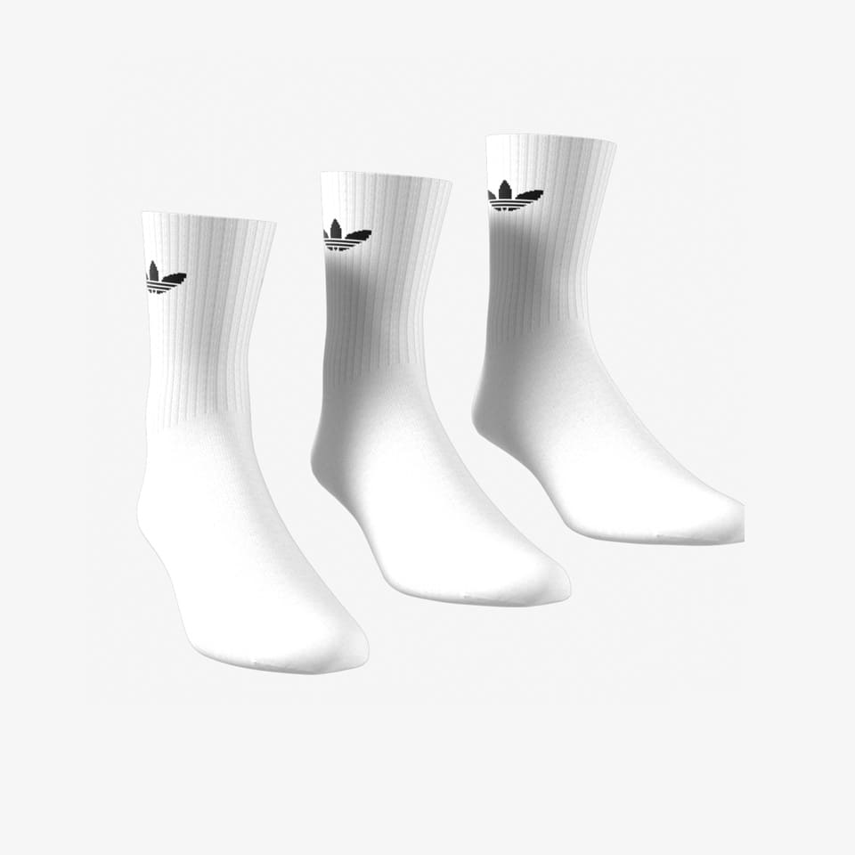 adidas Socks Trefoil 'White'