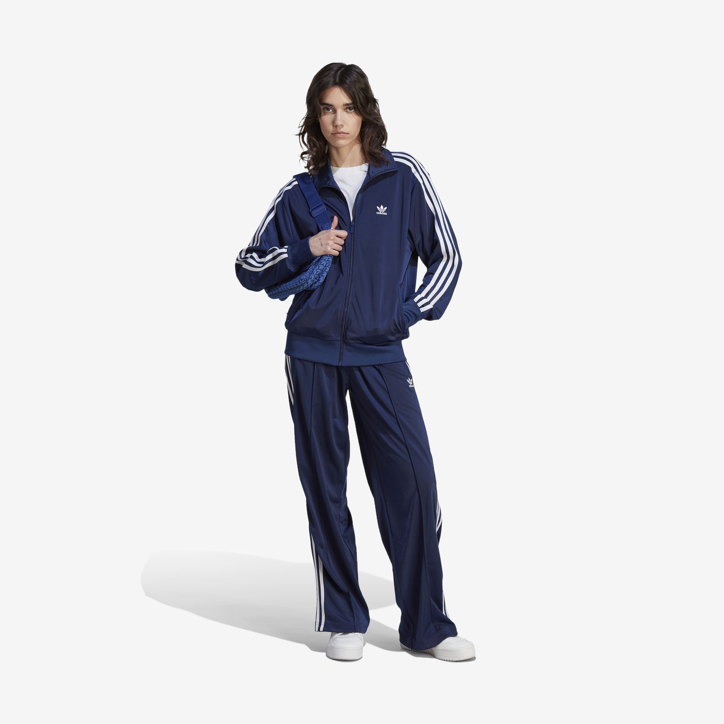 Women's adidas Firebird Loose Track Pants 'Dark Blue'