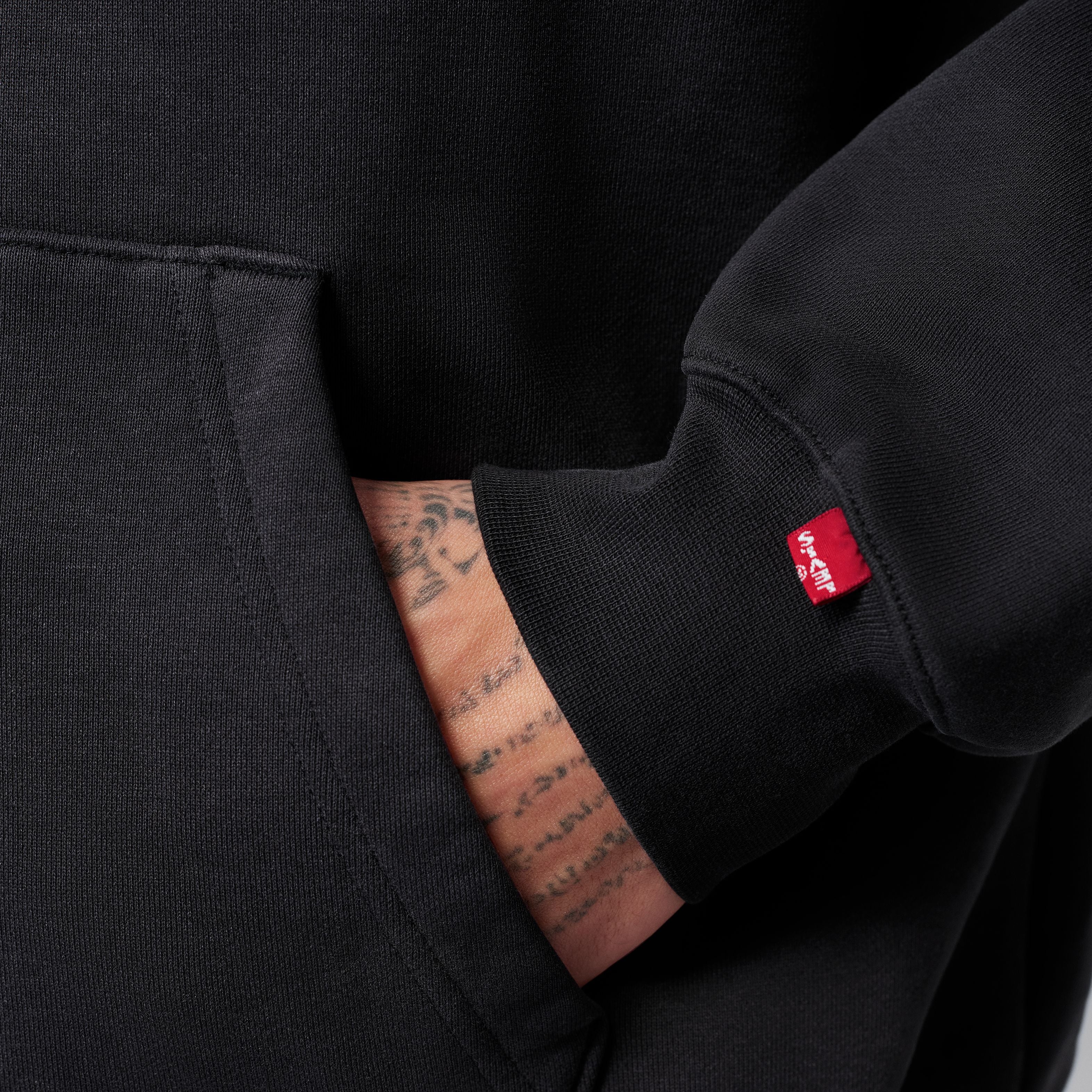 Jordan x Levi's Full-Zip Hoodie Black IM6734-010 | Broken Chains
