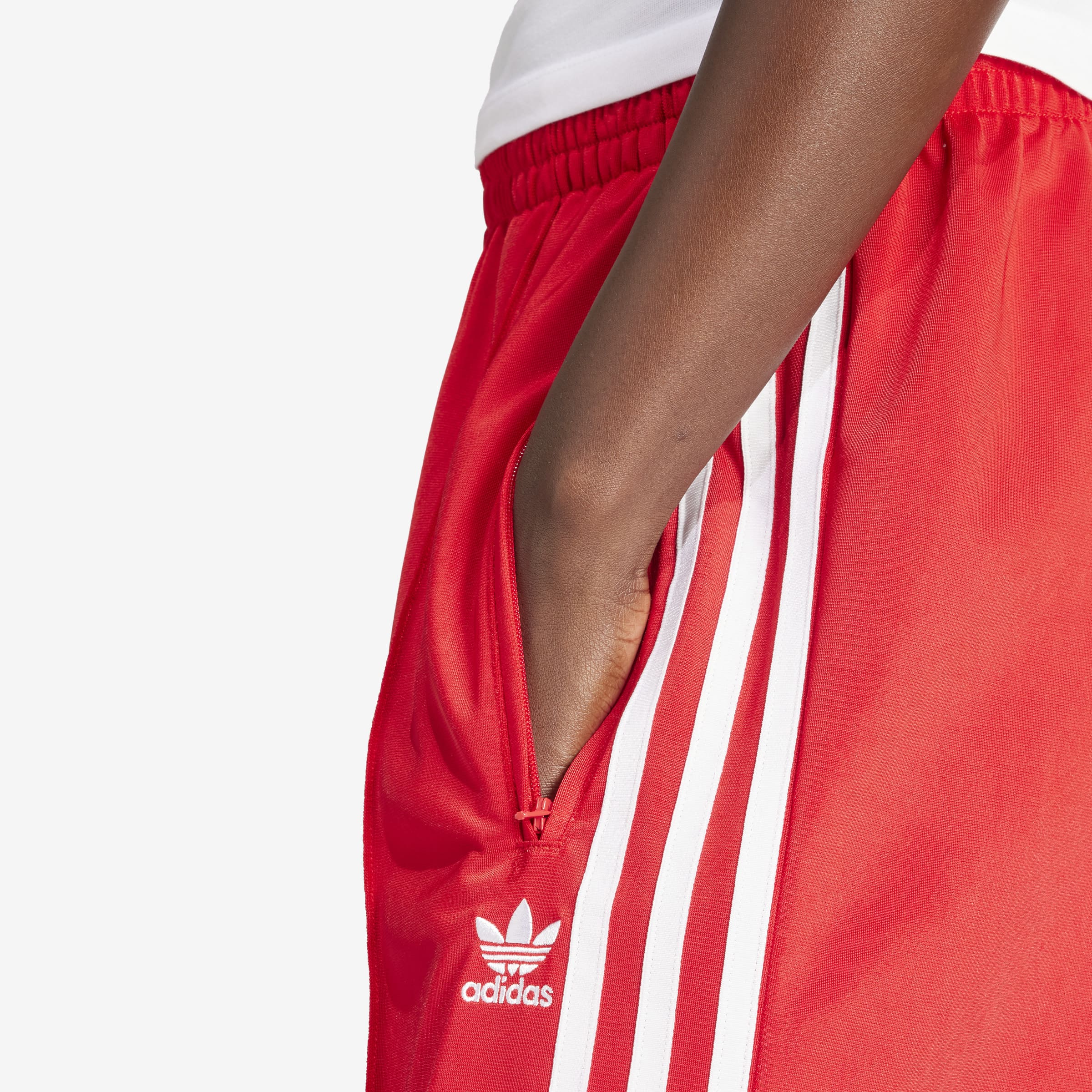 adidas Firebird Loose Pants Tracksuit Bottoms 'Red'