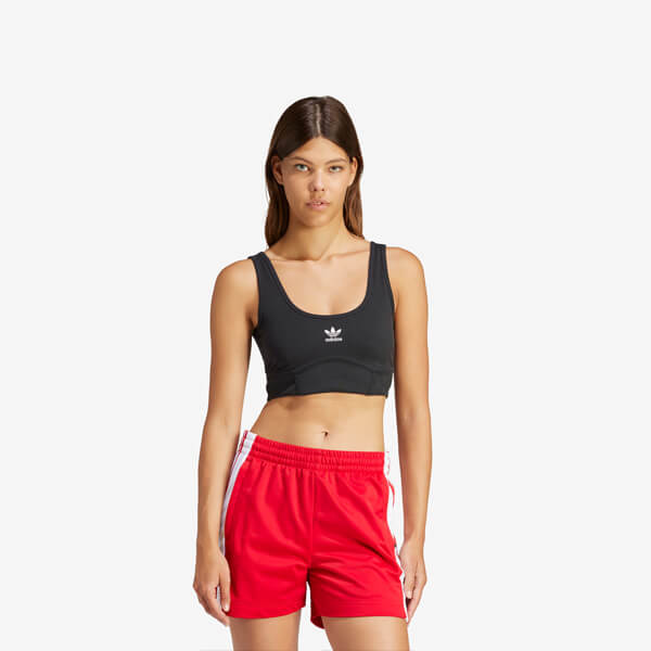 Women's adidas Adicolor Trefoil Bra 'Black'