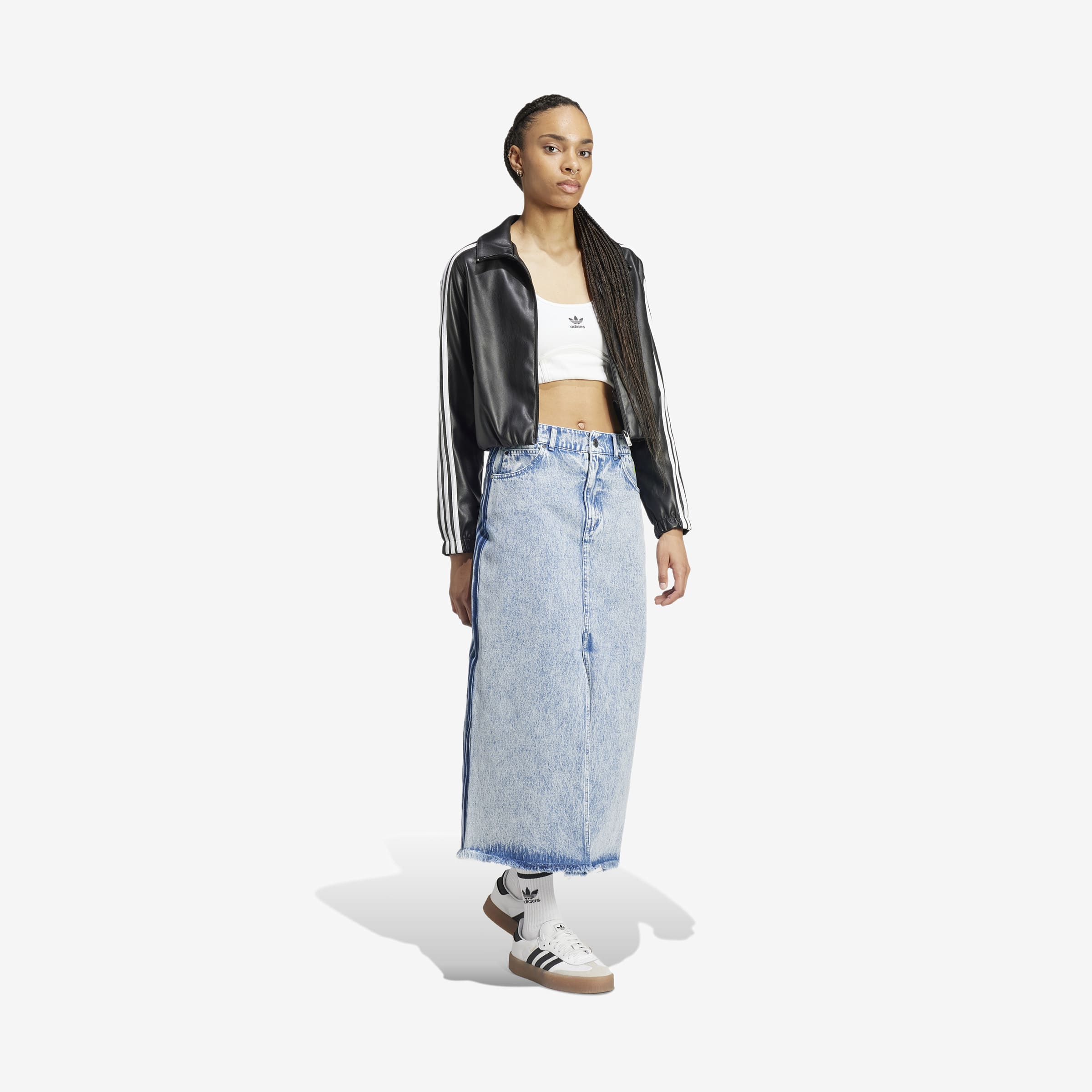 Women's adidas x KSENIASCHNAIDER Denim Maxi Skirt