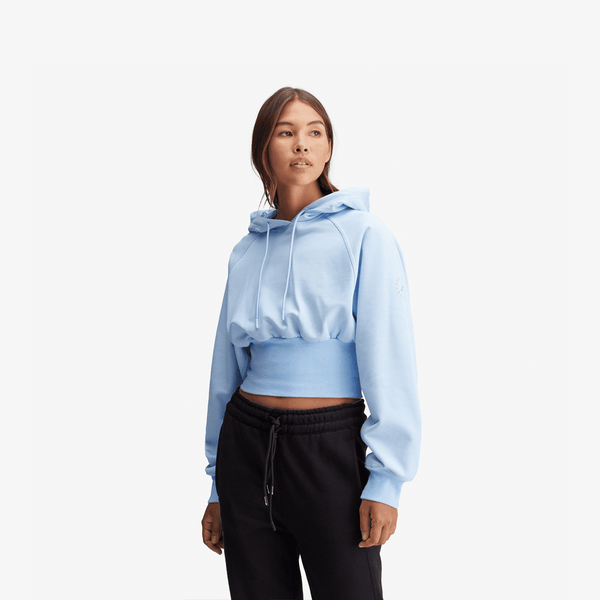 adidas by Stella McCartney Cropped Hoodie Broken Chains