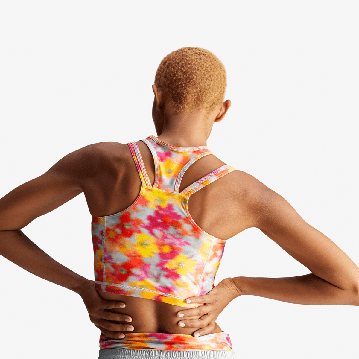 Women's adidas by Stella McCartney TruePurpose Printed Shine Crop