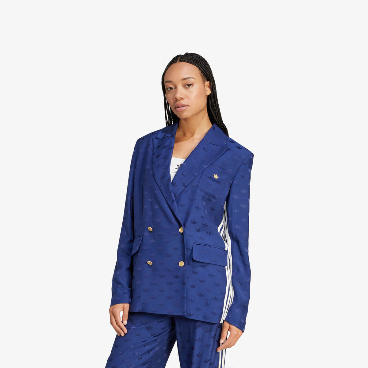 Women's adidas Americana Premium Woven Jacquard Blazer