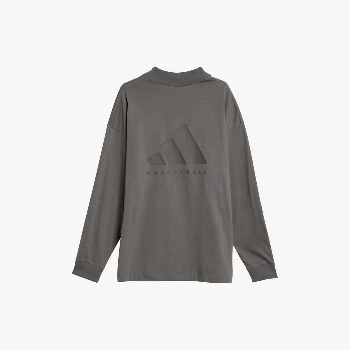 adidas Basketball Long Sleeve Tee 'Charcoal'