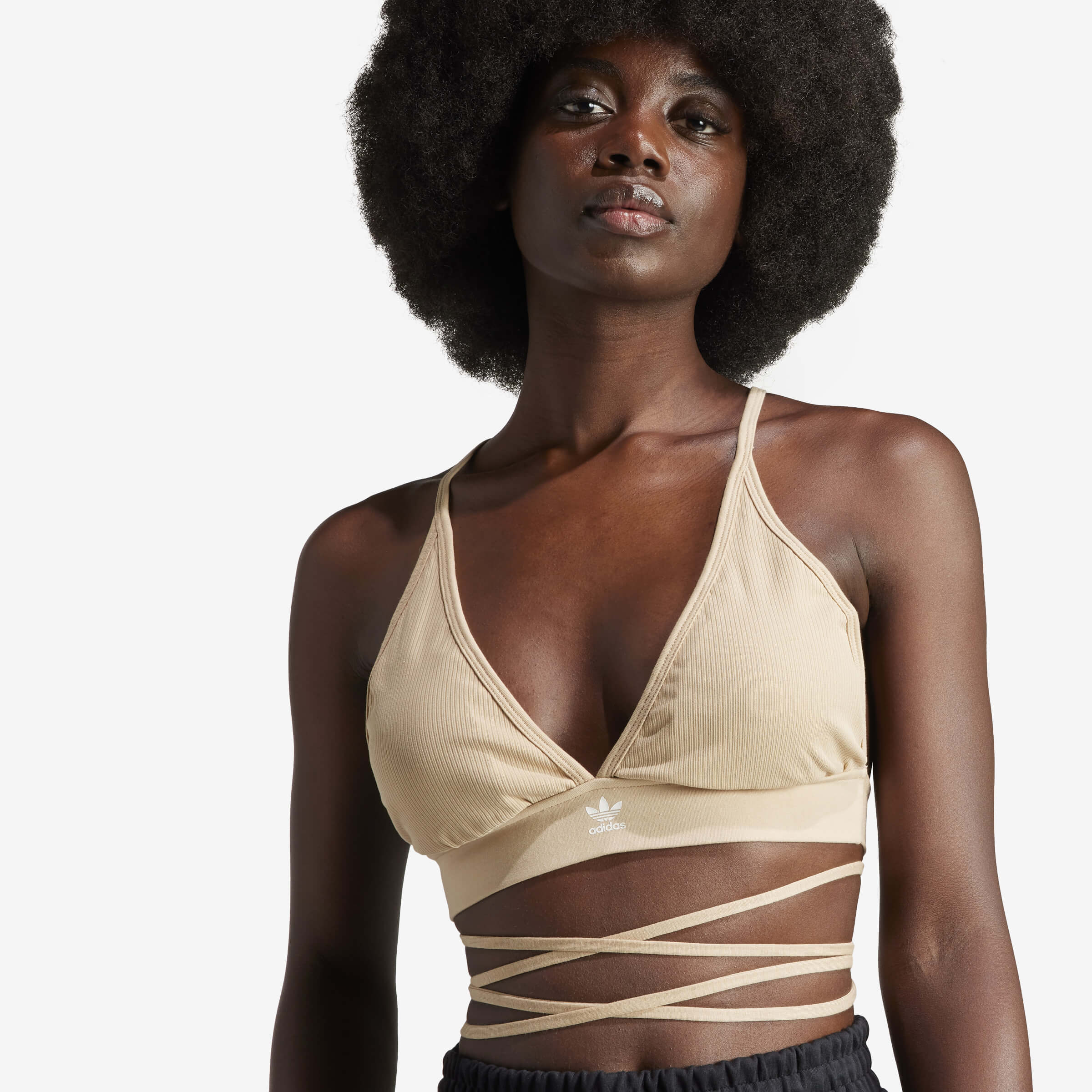 Women's adidas Bralet 'Beige'