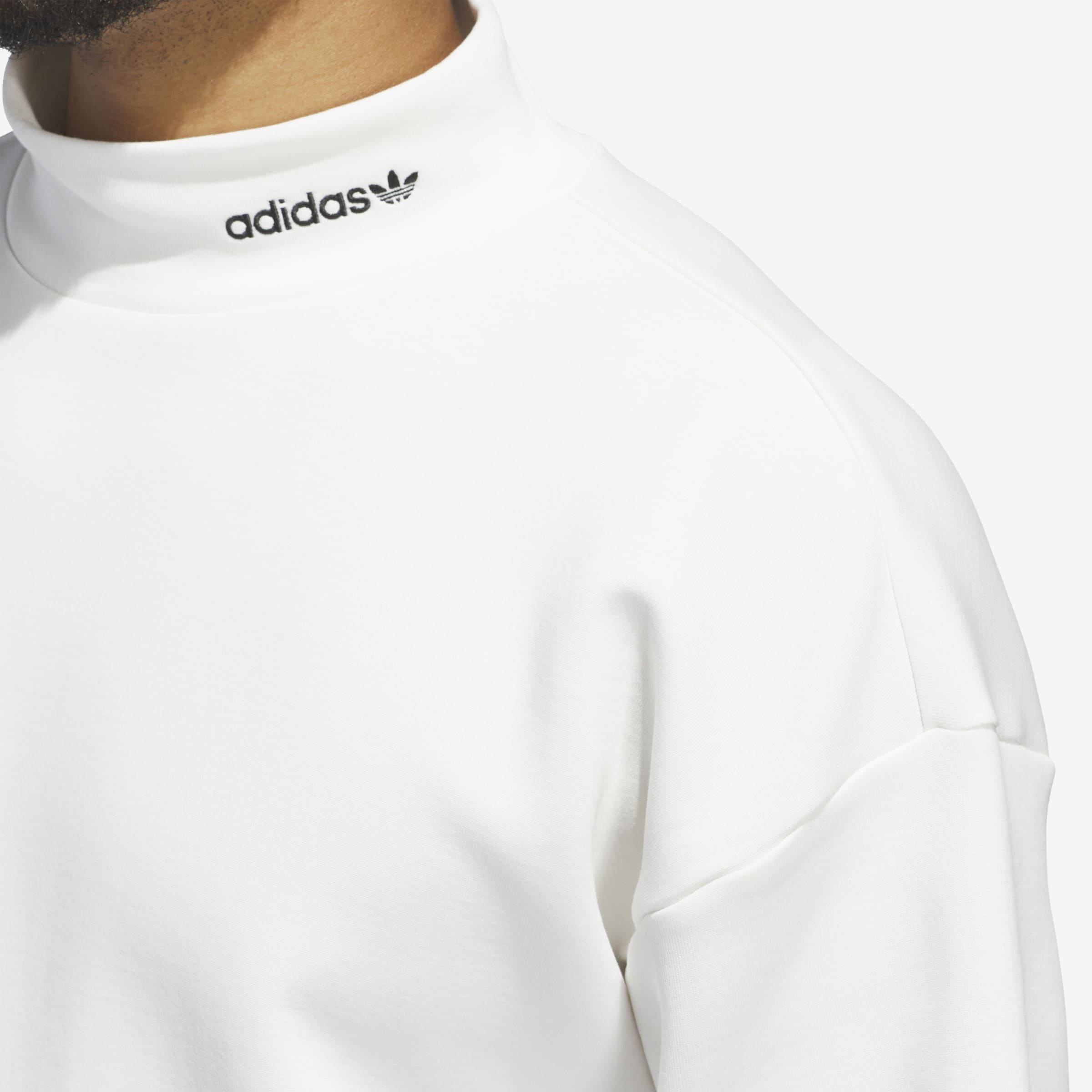 adidas Basketball Mock Neck Long-Sleeve Top