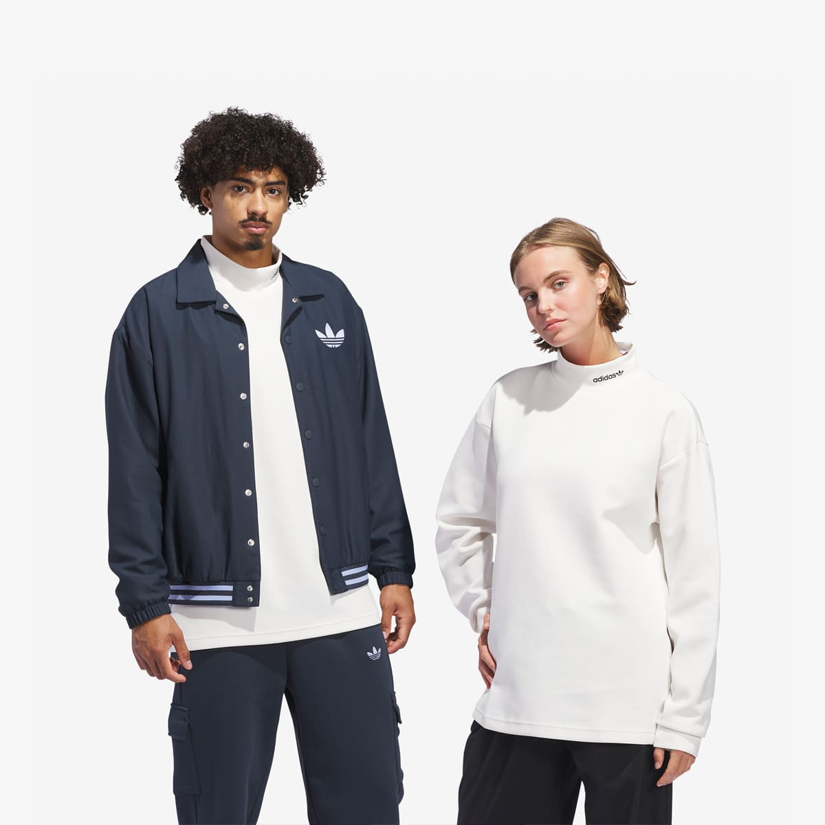 adidas Basketball Mock Neck Long-Sleeve Top