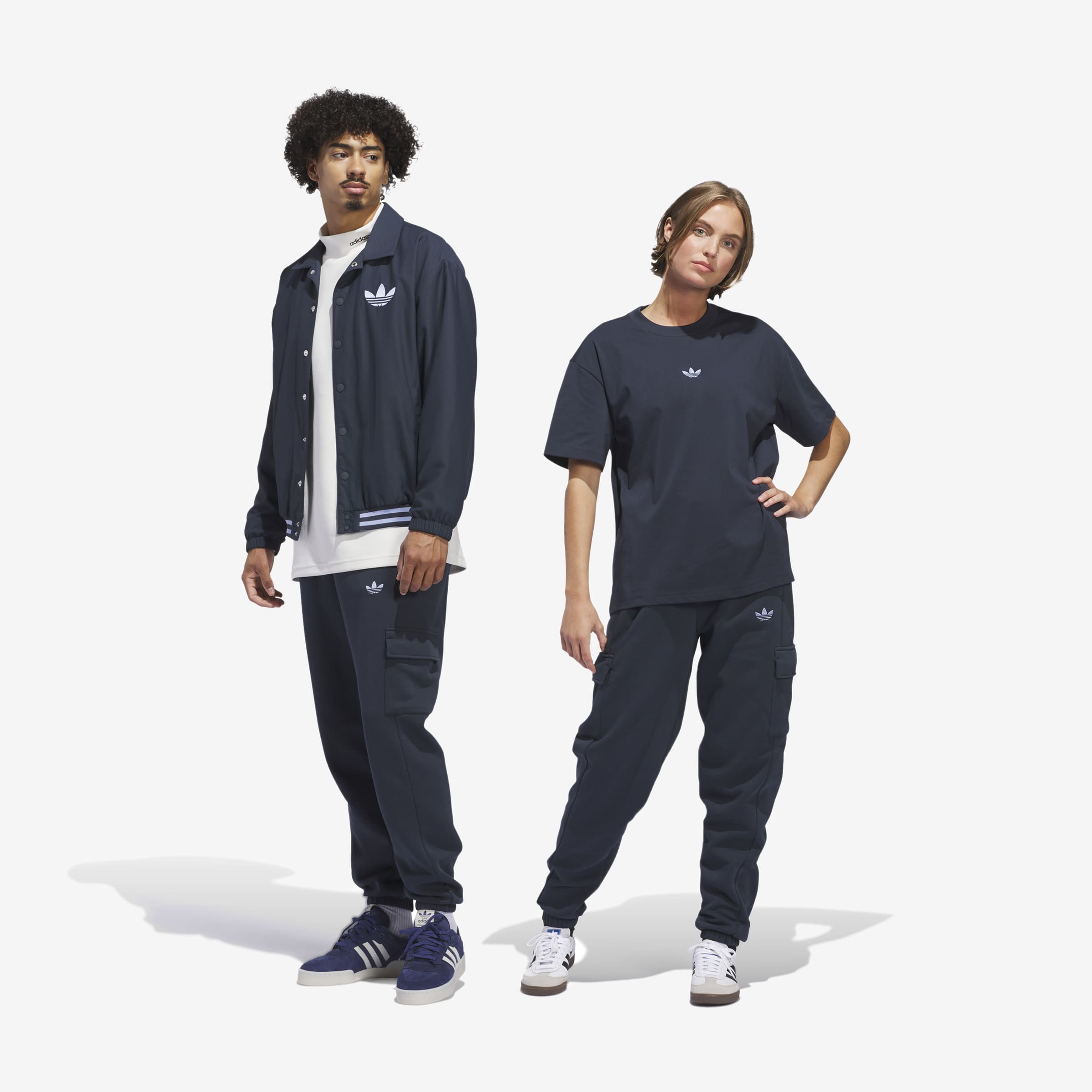 adidas Basketball Cargo Sweat Tracksuit Bottoms 'Aurora Ink'