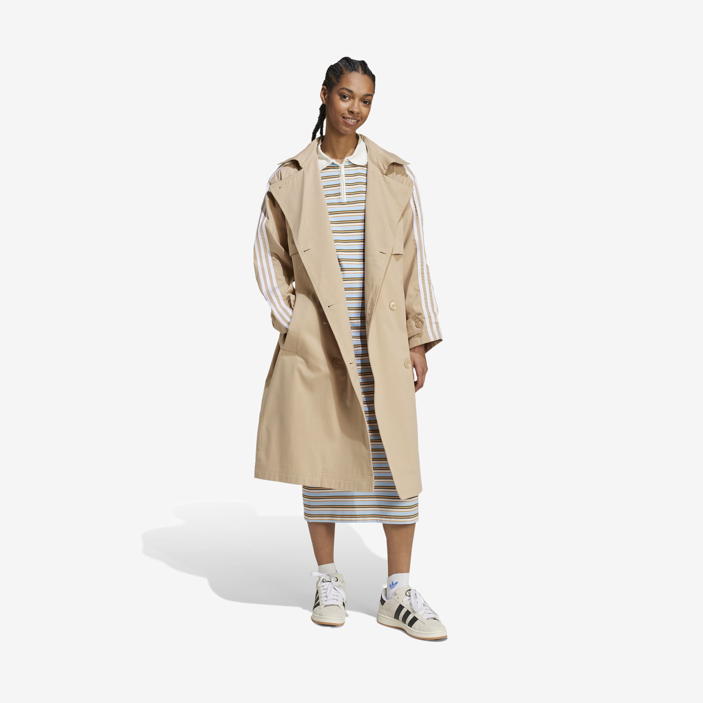 Women's adidas Twill Trench Coat
