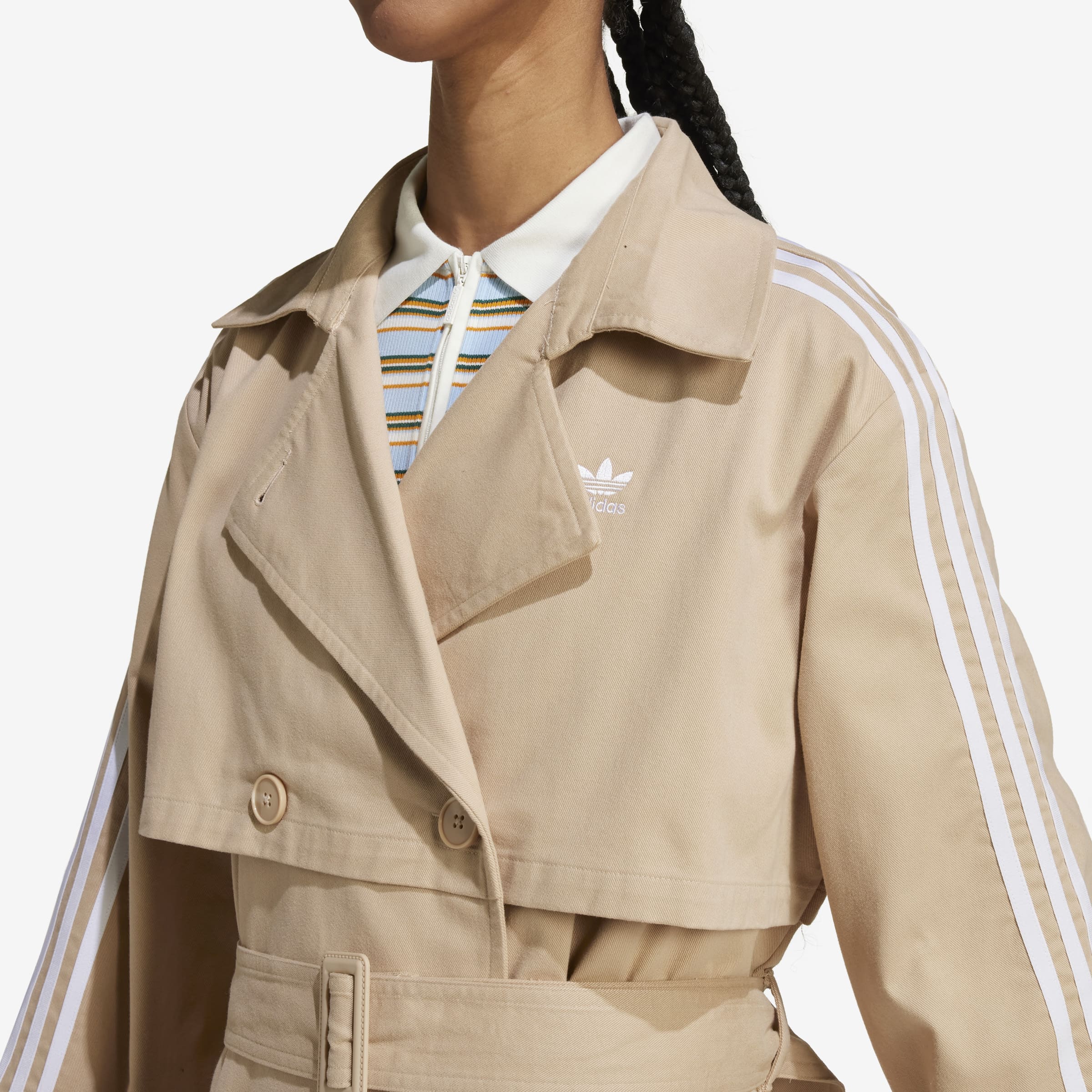 Women's adidas Twill Trench Coat