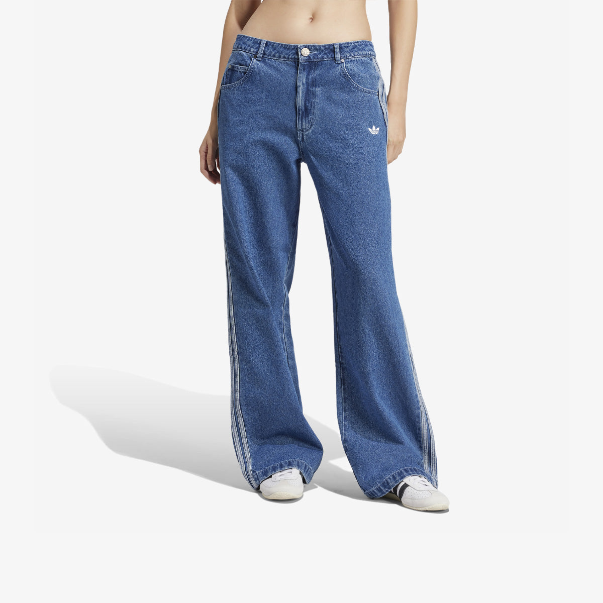 Women's adidas Adicolor Denim 3-Stripes Track Pants