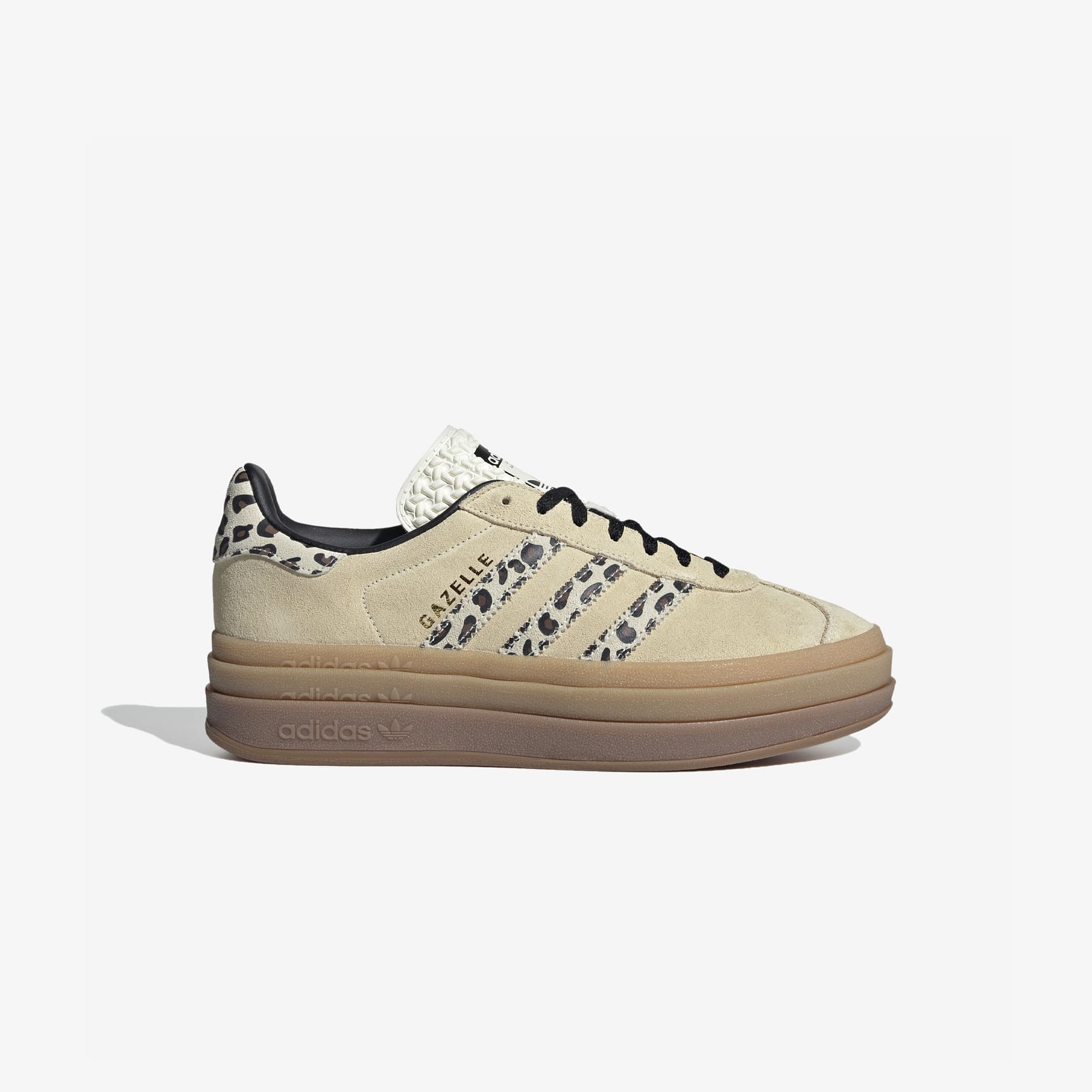 Women's adidas Gazelle Bold Leopard 'Cream Black'