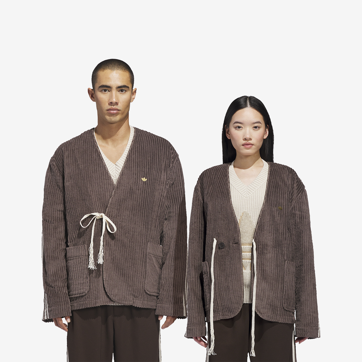 adidas Clot by Edison Chen Suit Jacket 'Dark Brown'