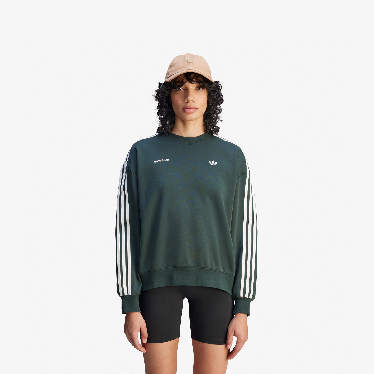 Women's adidas x Sporty & Rich Sweatshirt 'Green'