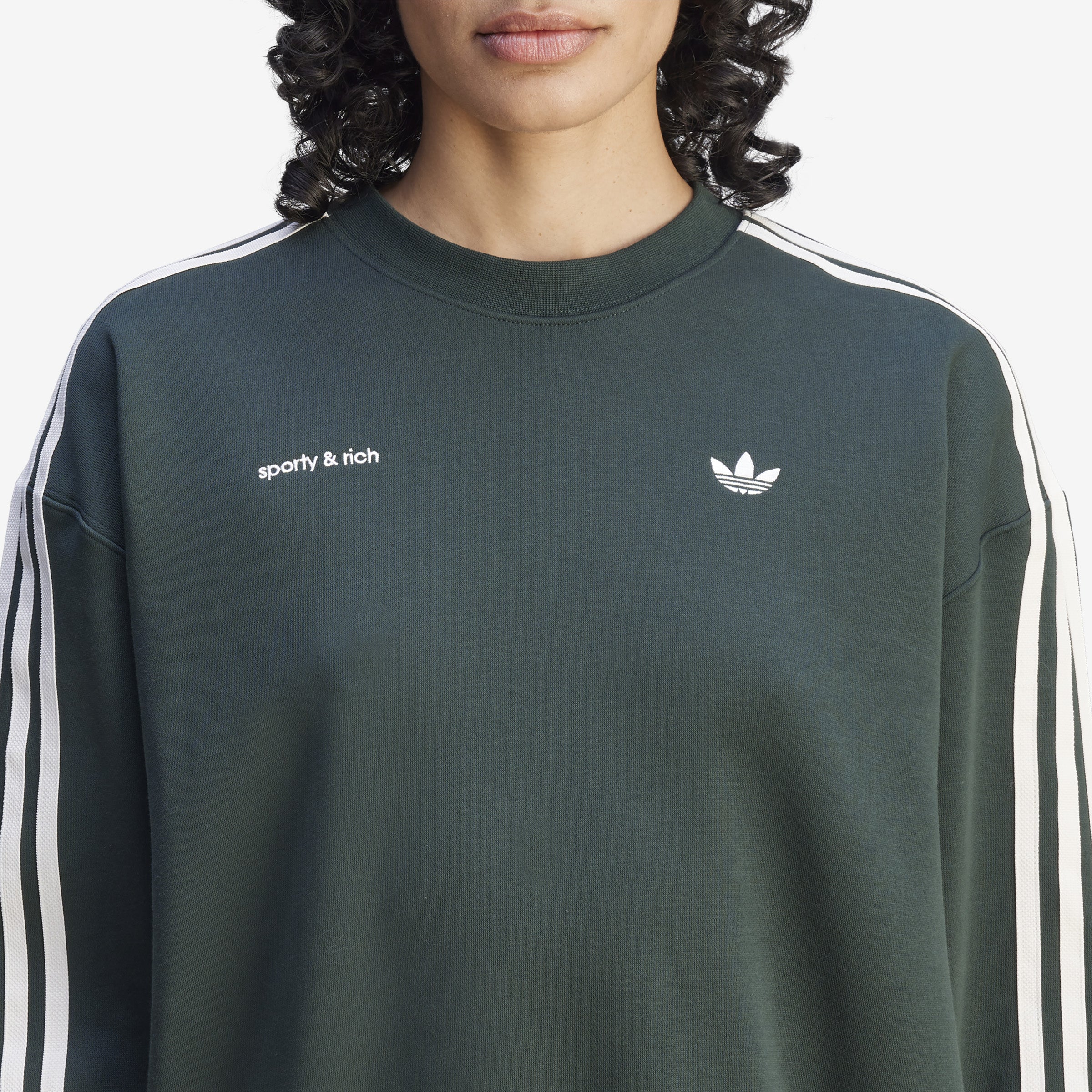Women's adidas x Sporty & Rich Sweatshirt 'Green'
