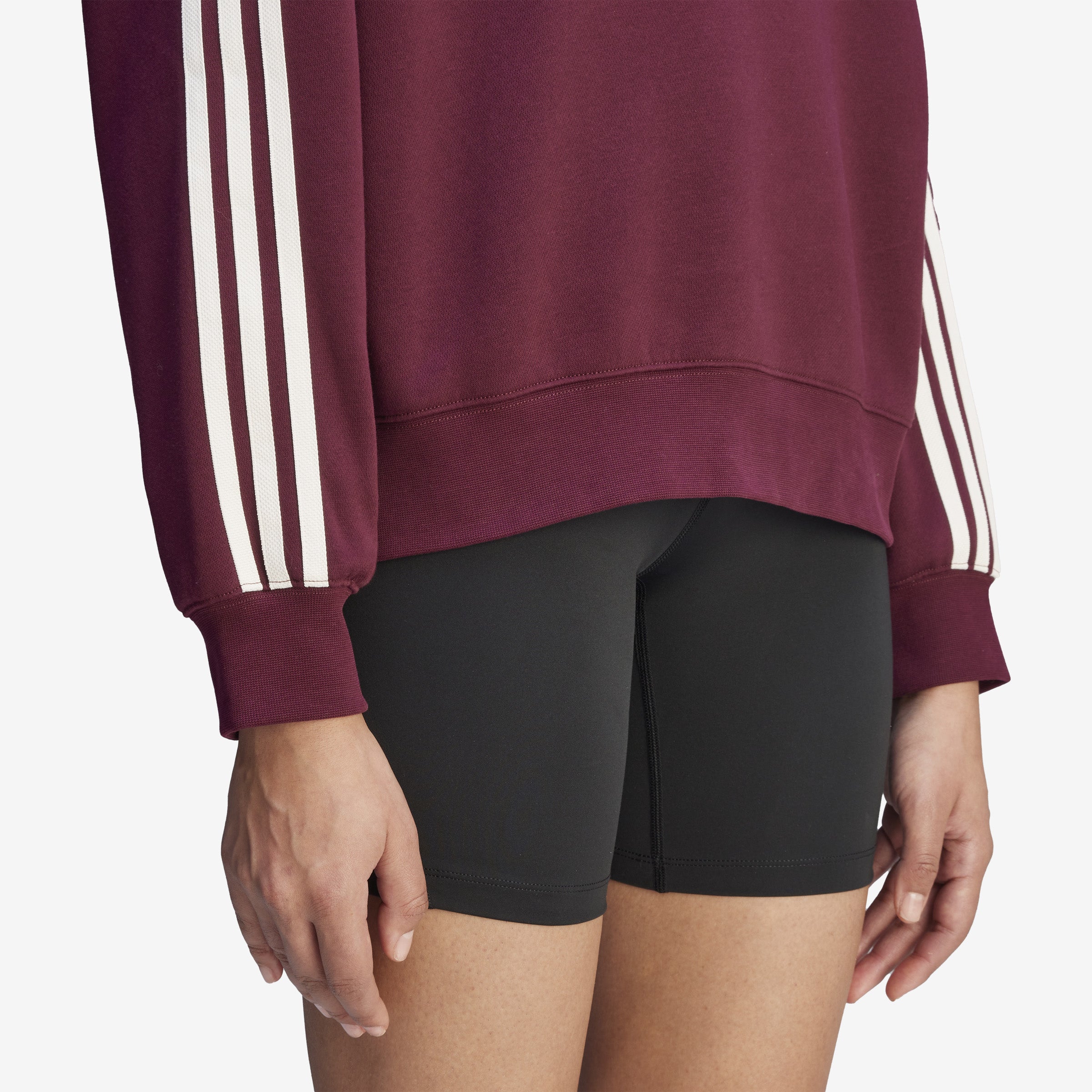 Women's adidas x Sporty & Rich Sweatshirt 'Burgundy'