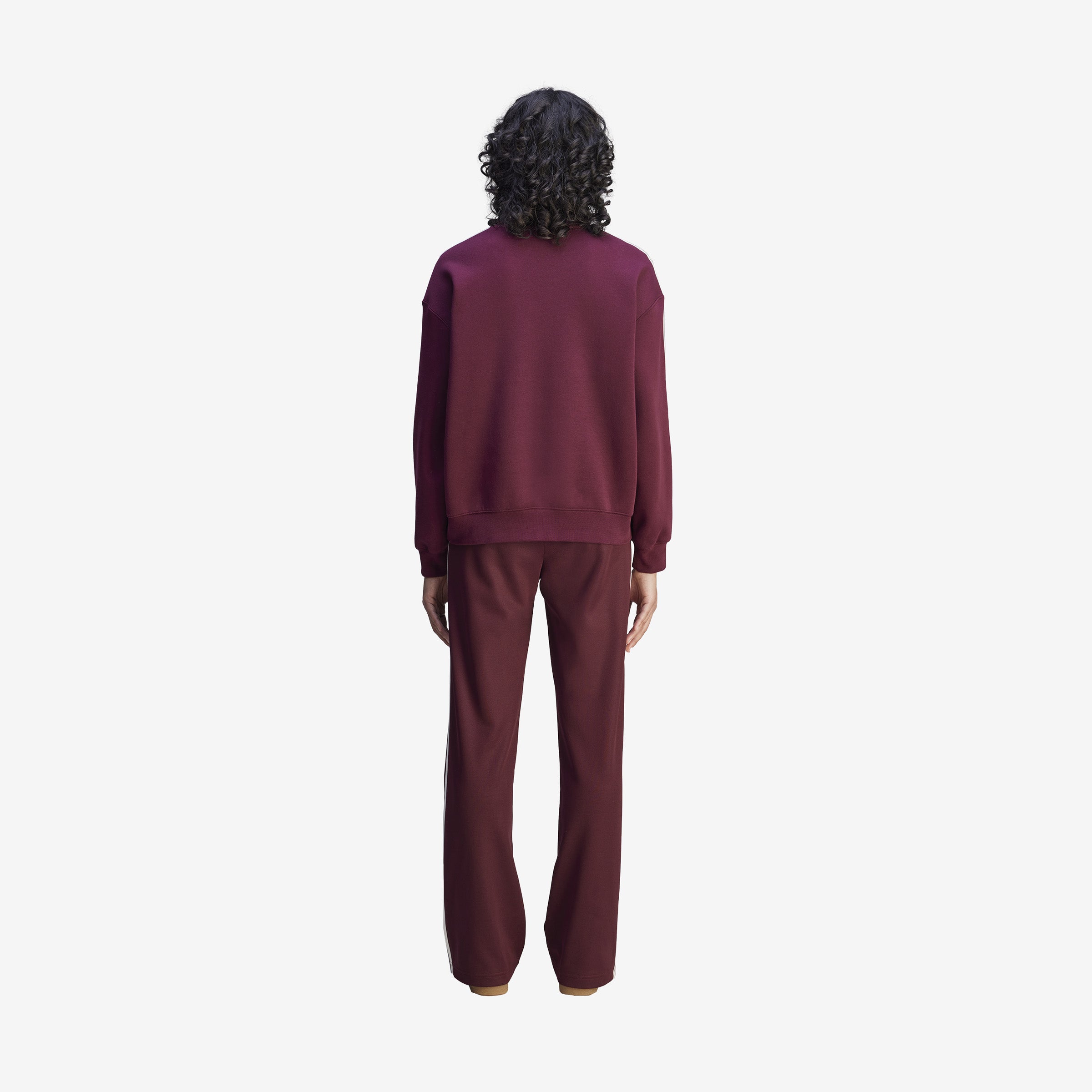 Women's adidas x Sporty & Rich Track Pants 'Burgundy'