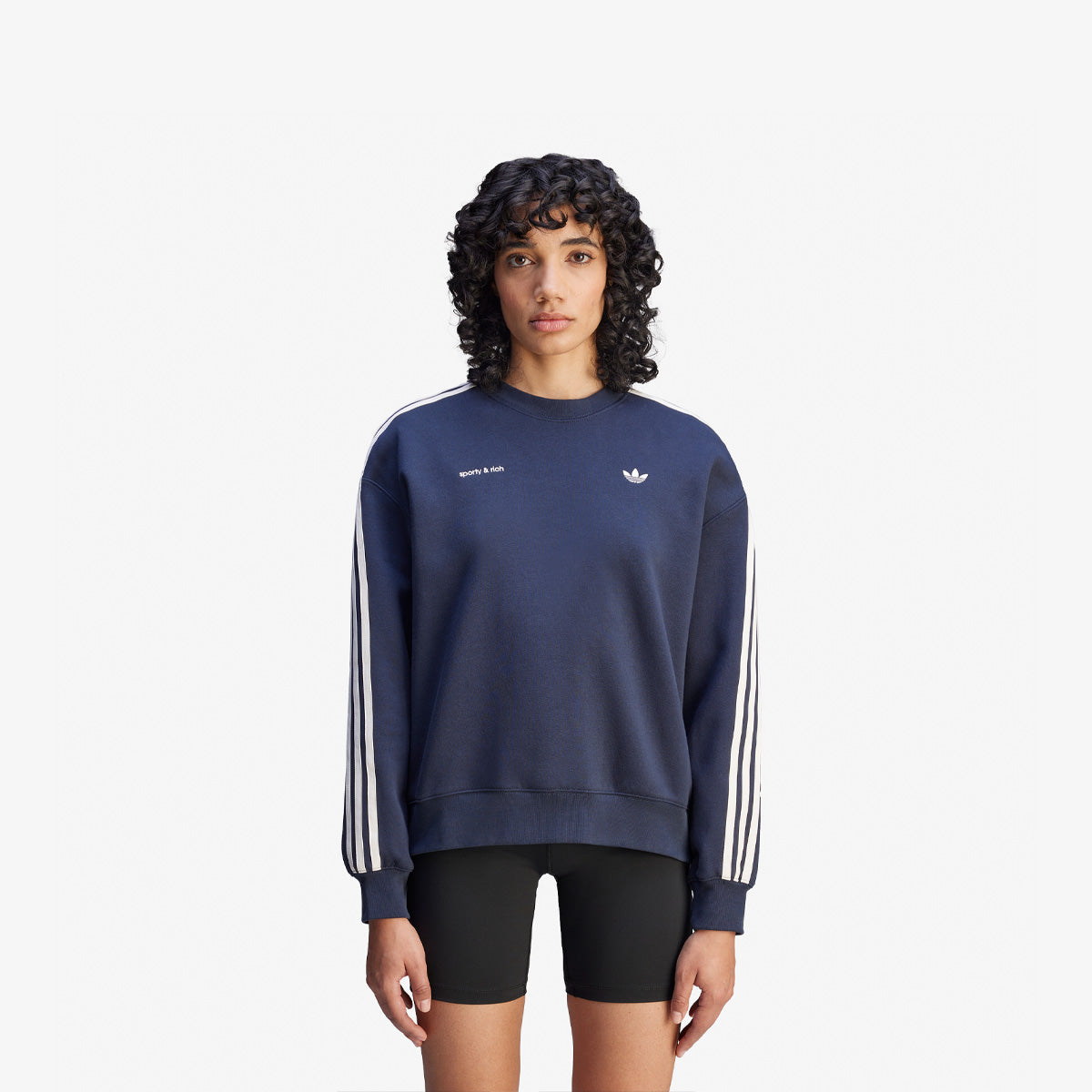 Women's adidas x Sporty & Rich Sweatshirt 'Blue'