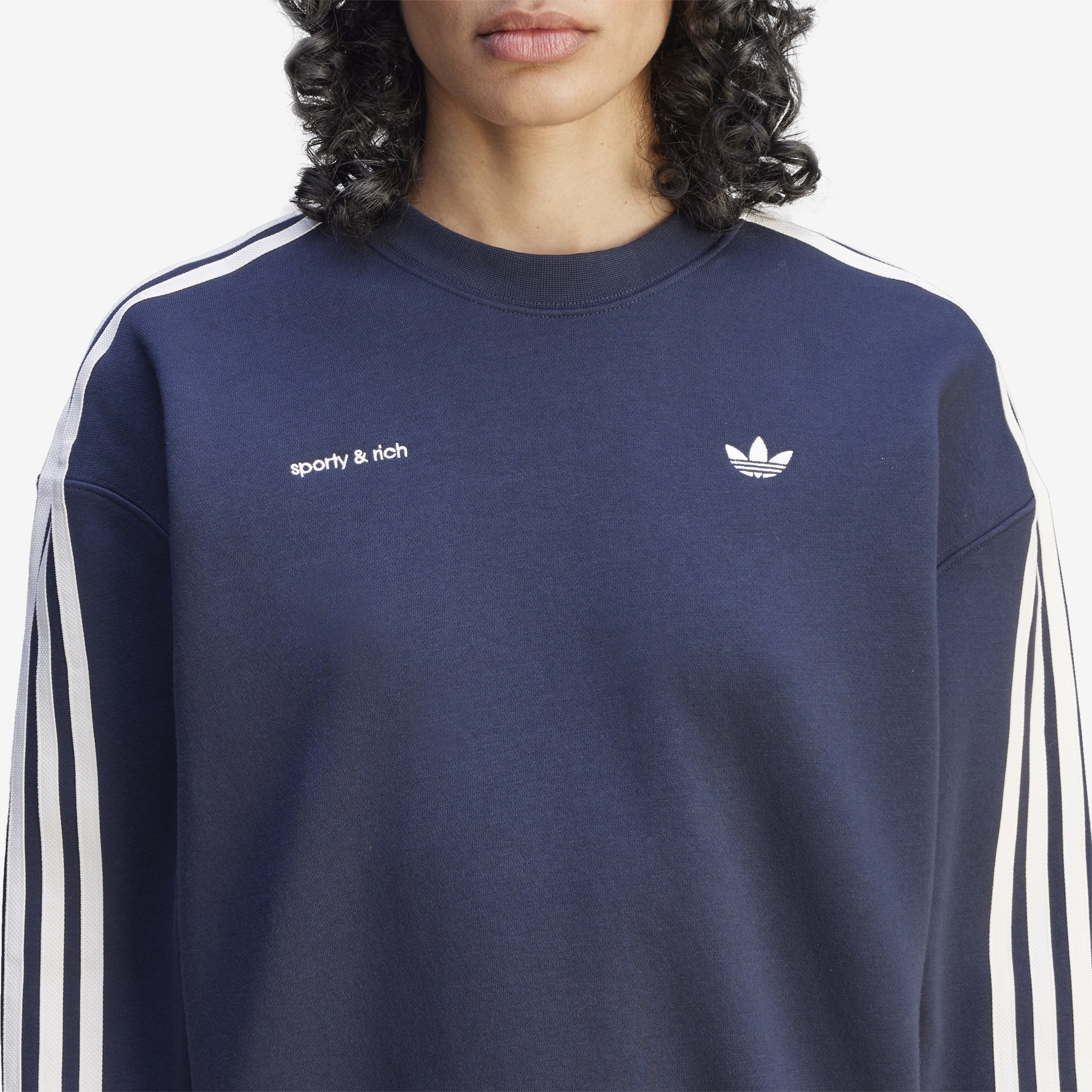 Women's adidas x Sporty & Rich Sweatshirt 'Blue'