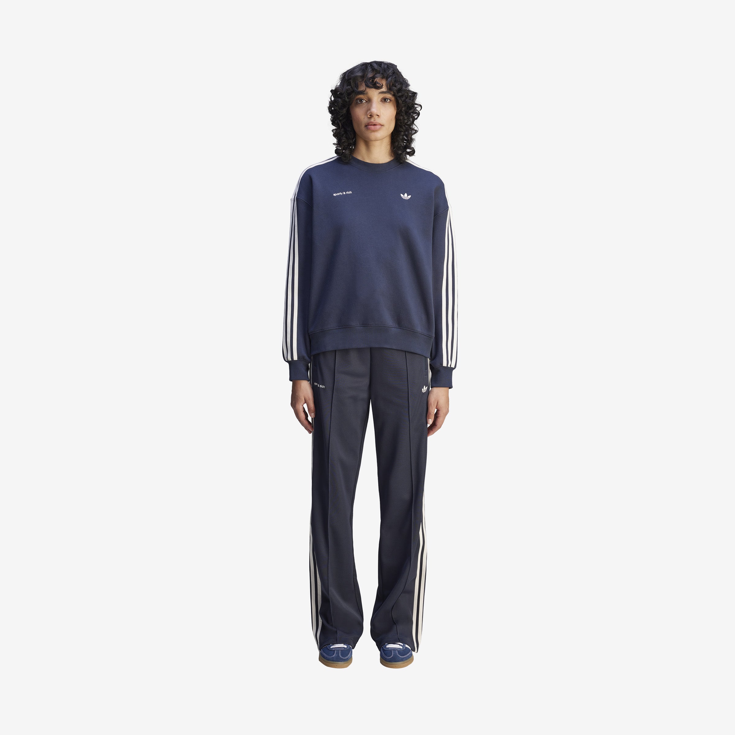 Women's adidas x Sporty & Rich Track Pants 'Blue'