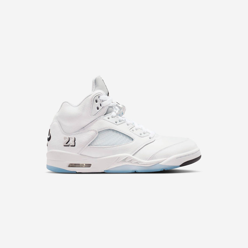  Air Jordan 5 'White Metallic'