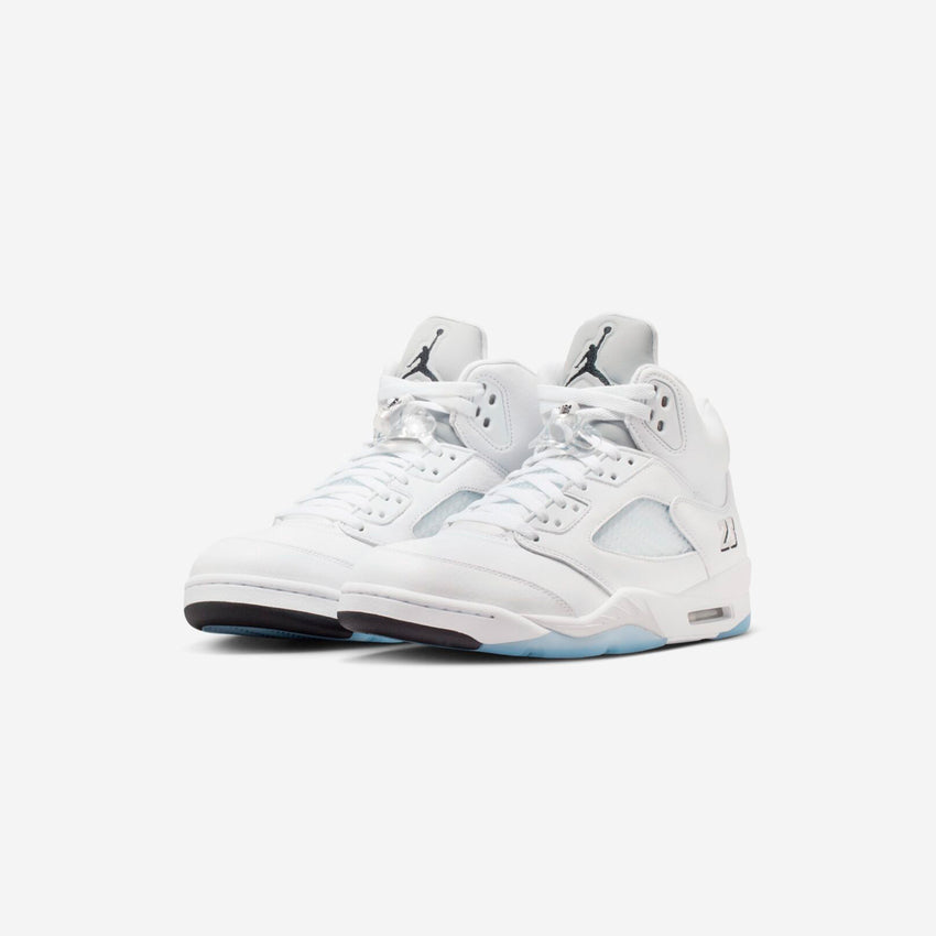  Air Jordan 5 'White Metallic'