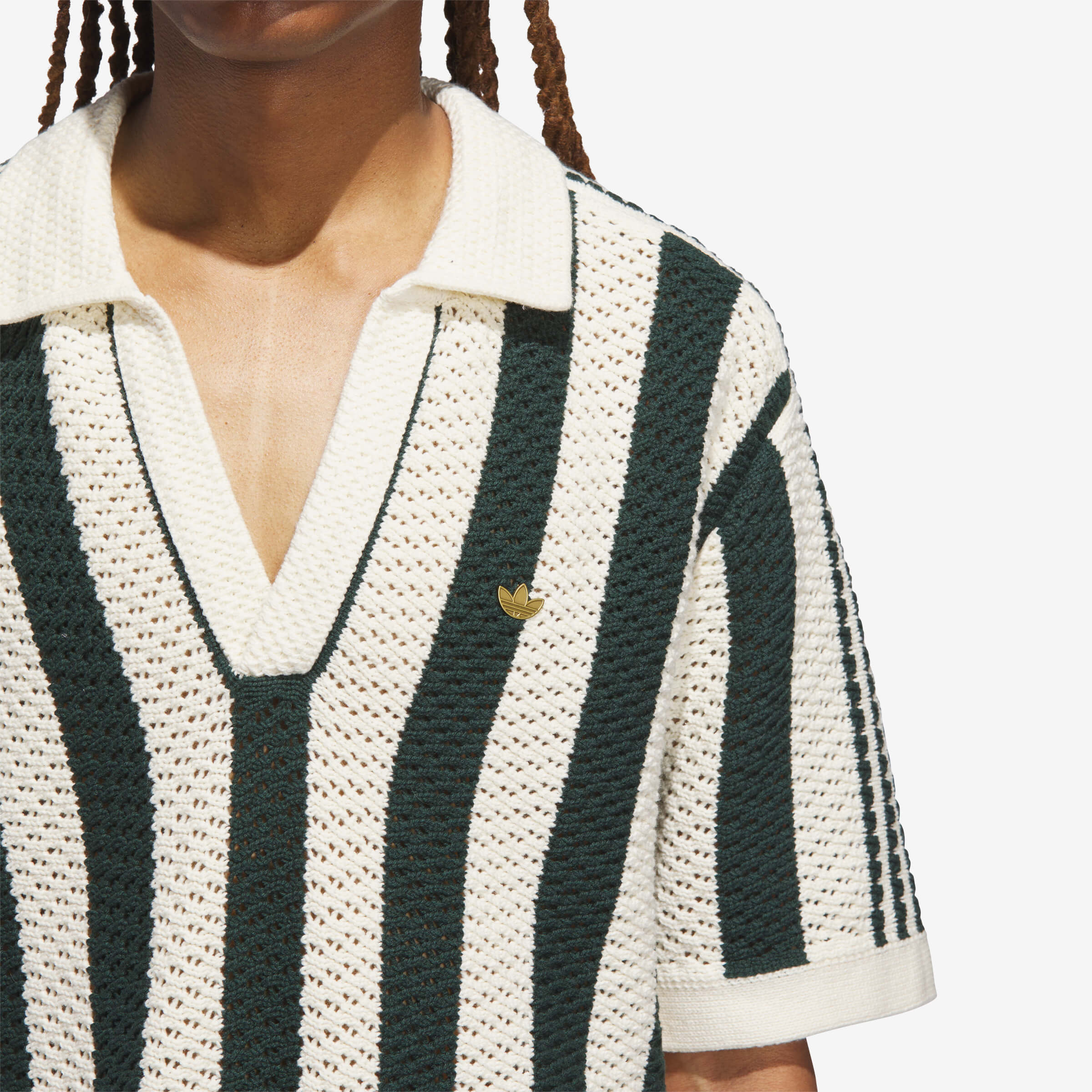 adidas Knit Polo x Clot by Edison Chen 'Cream White'