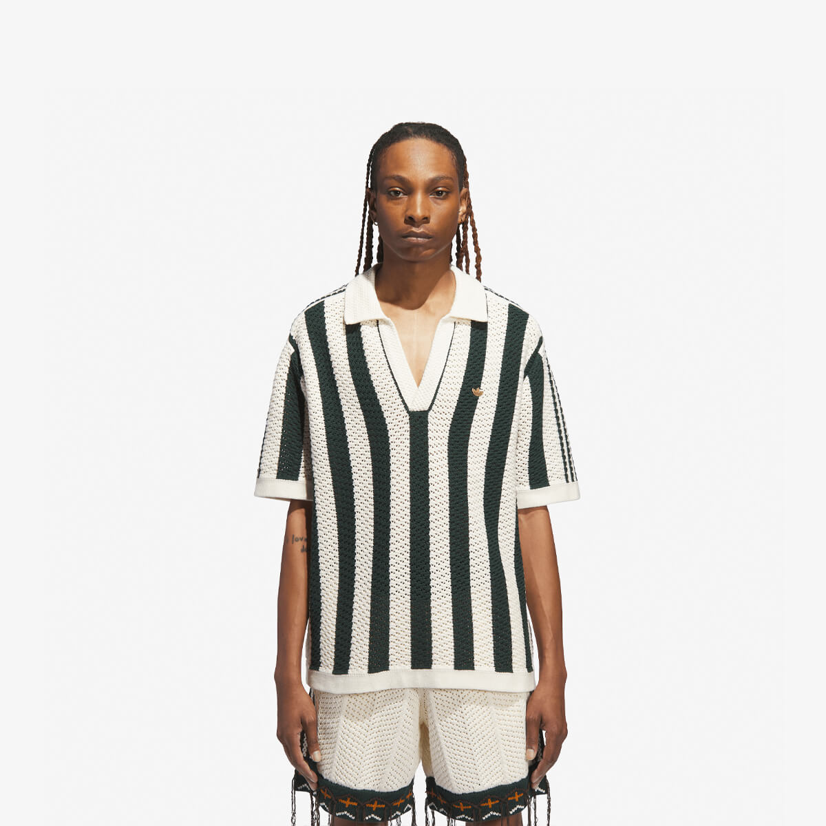 adidas Knit Polo x Clot by Edison Chen 'Cream White'