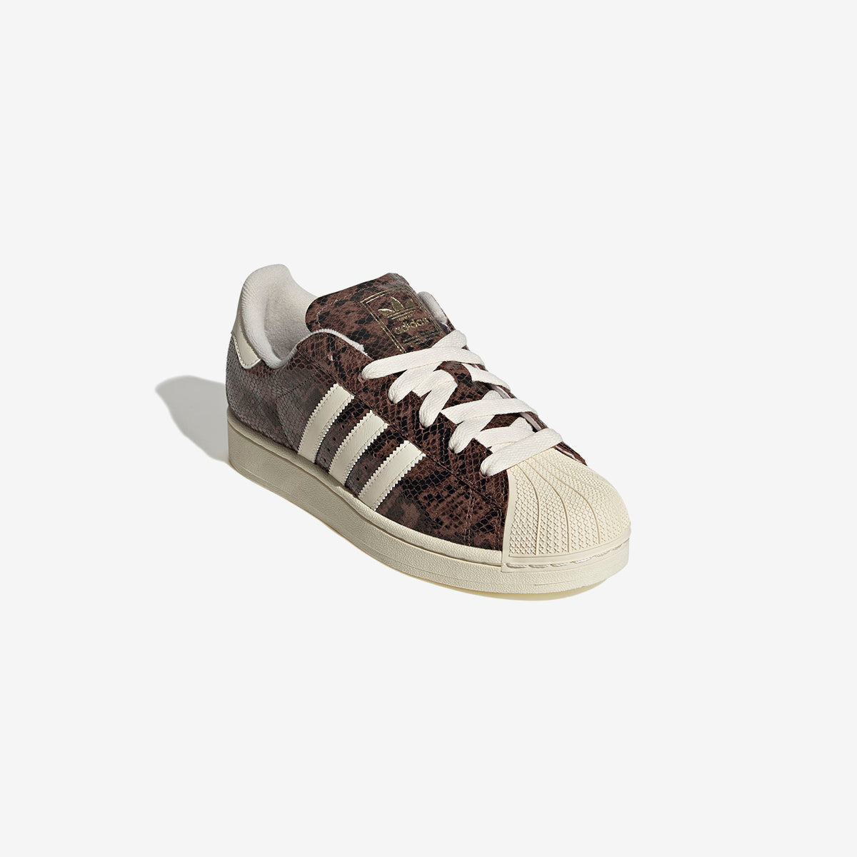 Women's adidas Superstar II Brown Snakeskin