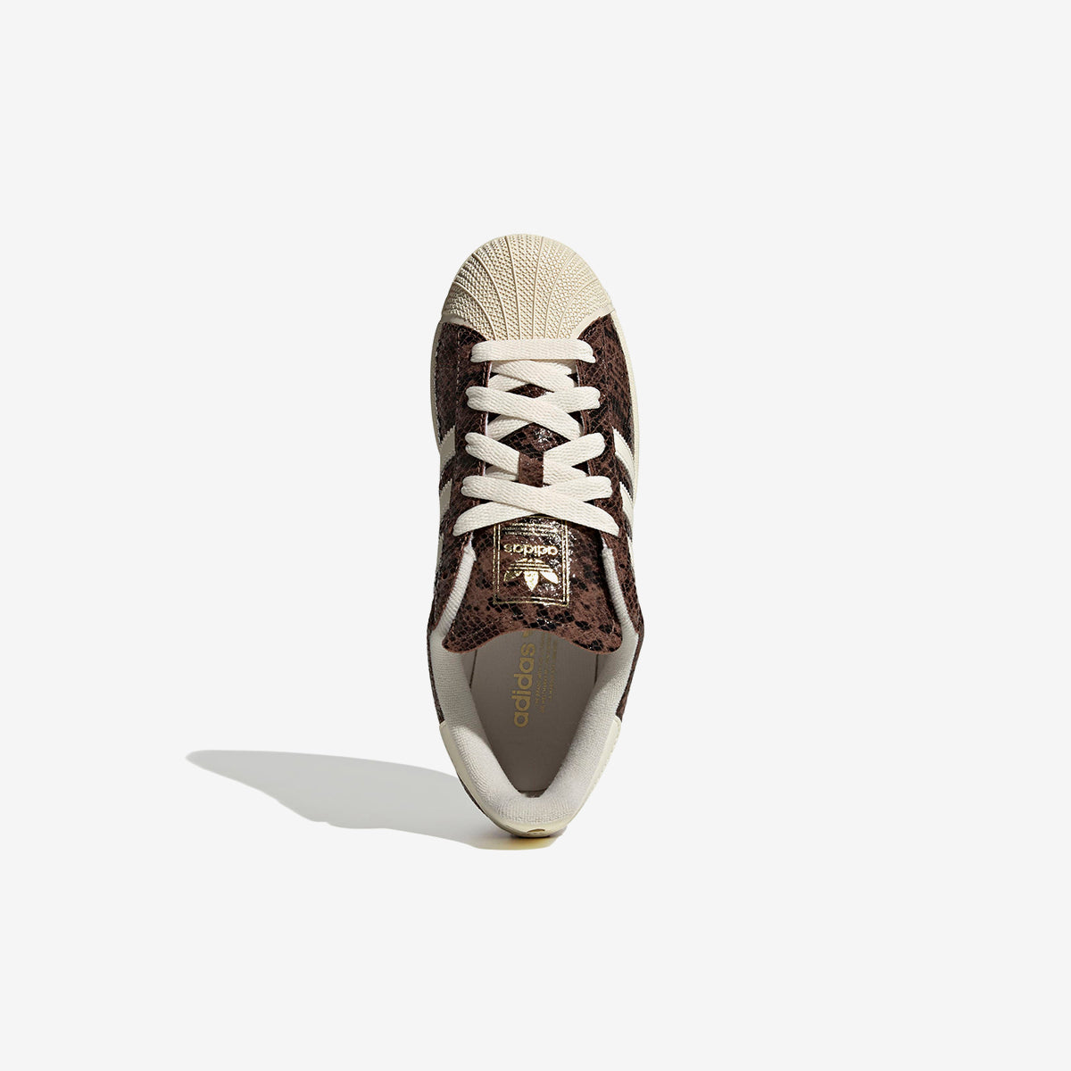 Women's adidas Superstar II Brown Snakeskin