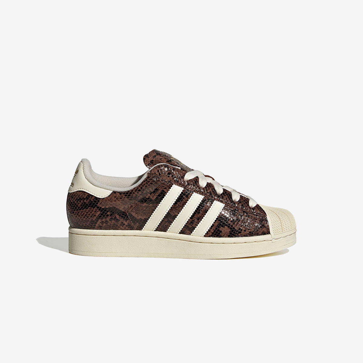 Women's adidas Superstar II Brown Snakeskin