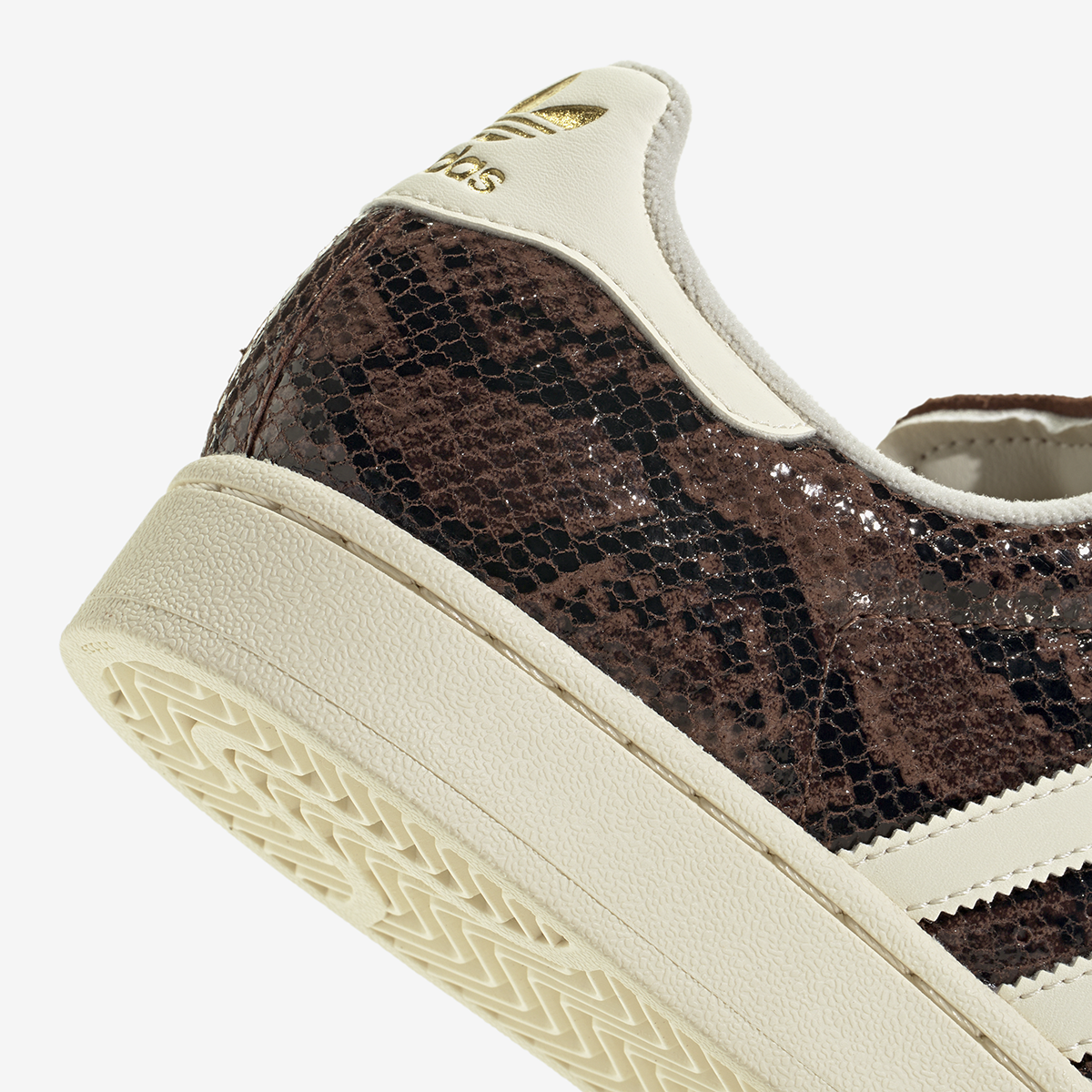 Women's adidas Superstar II Brown Snakeskin