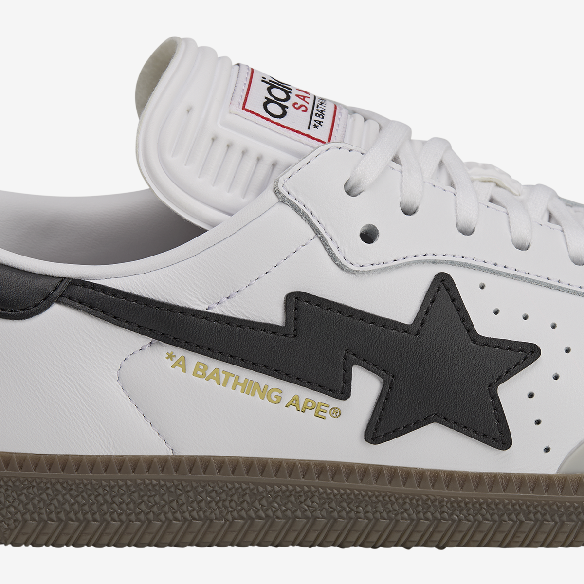 adidas Samba Bape 'White Black Gum'
