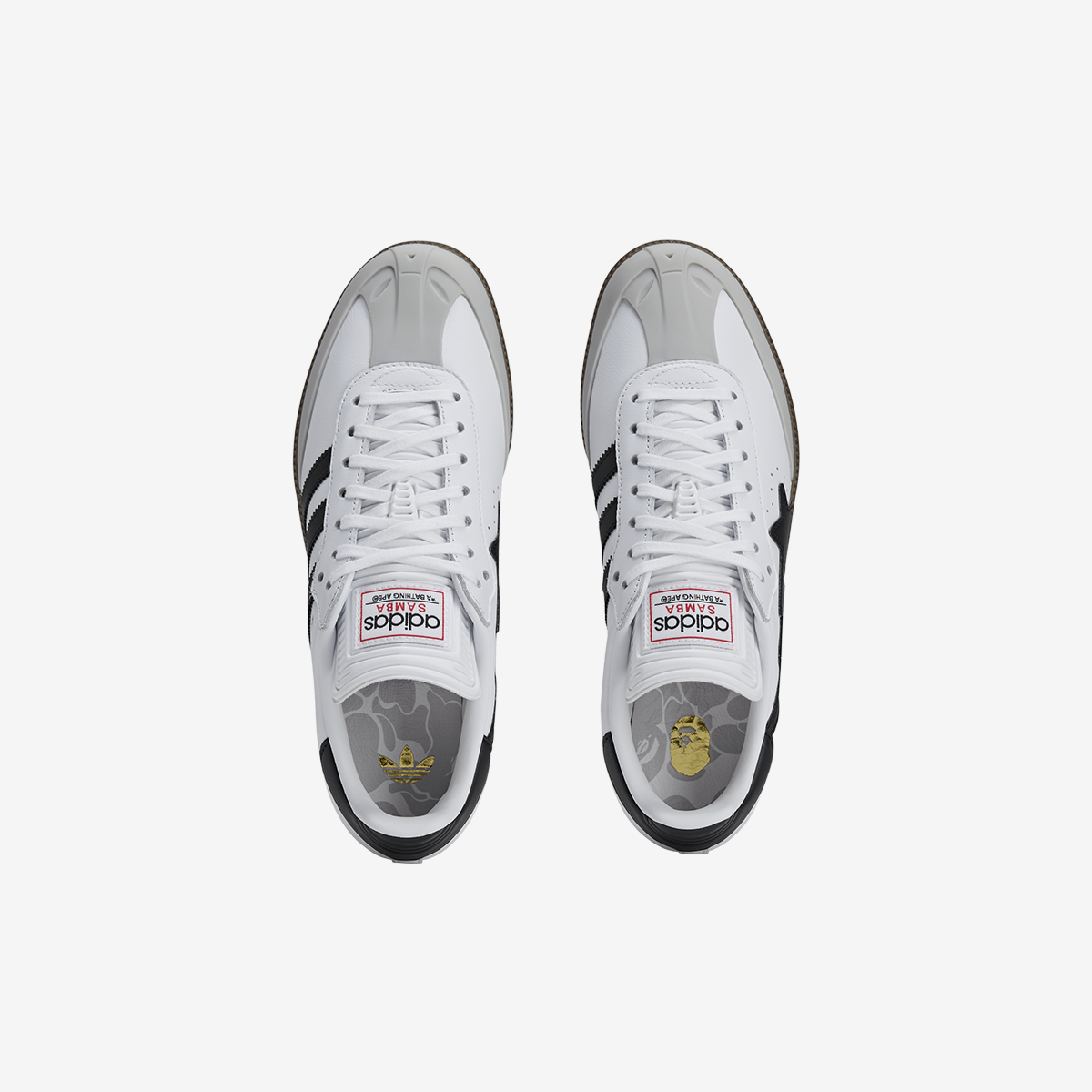 adidas Samba Bape 'White Black Gum'