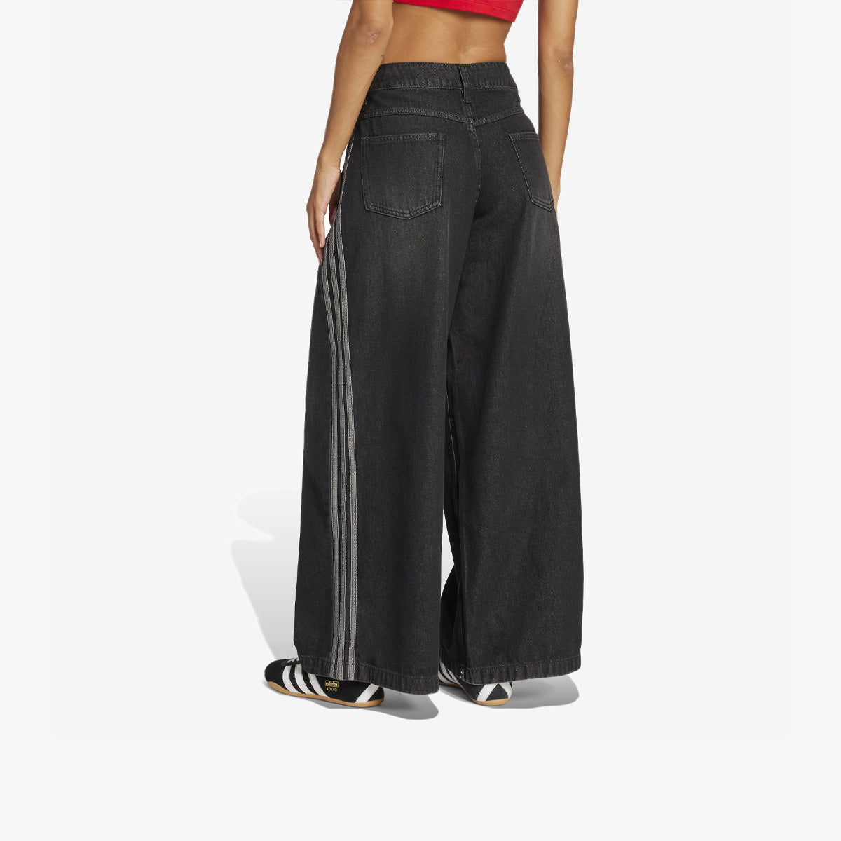 Women's adidas Adicolor Denim Adilenium Pant 'Black'