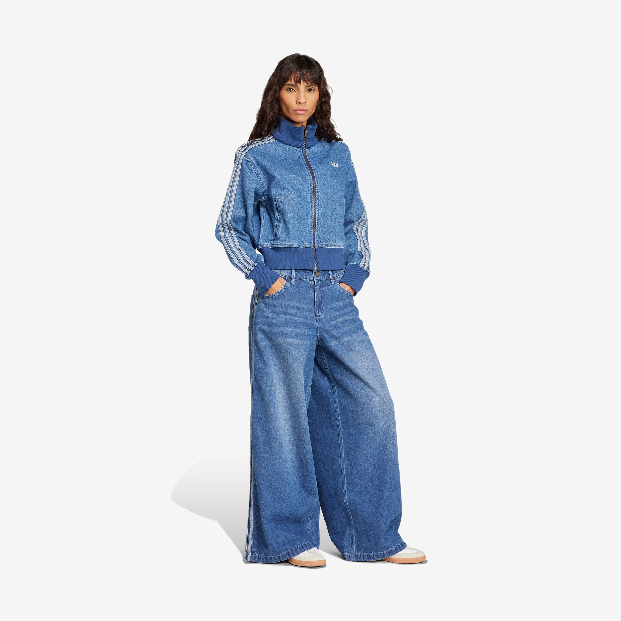 Women's adidas Adicolor Denim Adilenium Pant 'Blue'