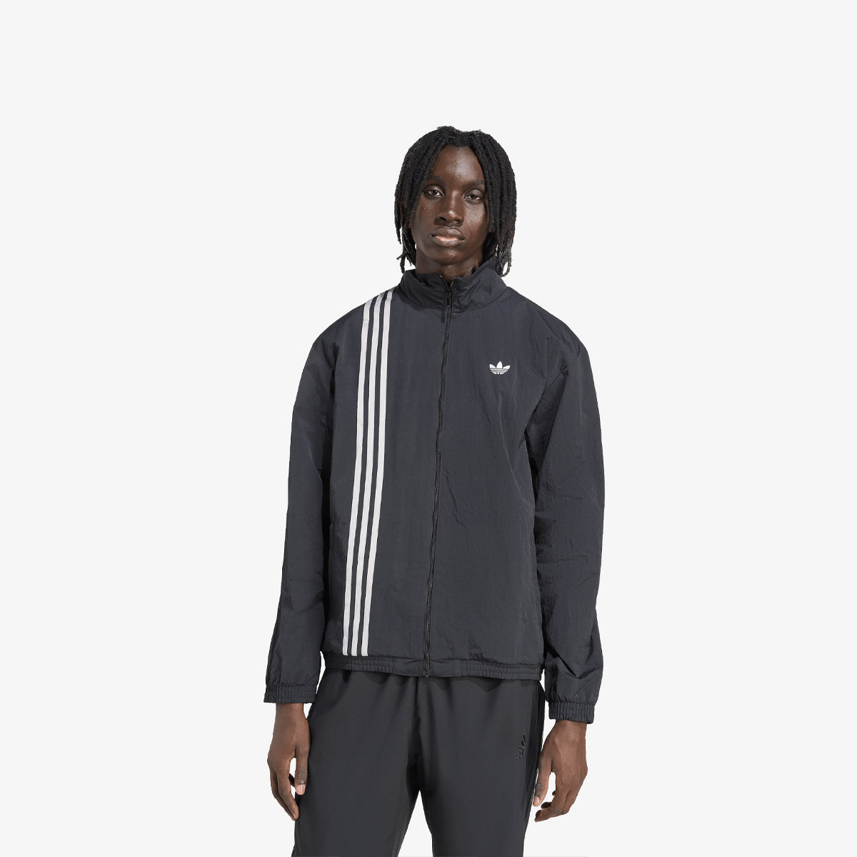 adidas Firebird Front Stripes Woven Track Top Broken Chains