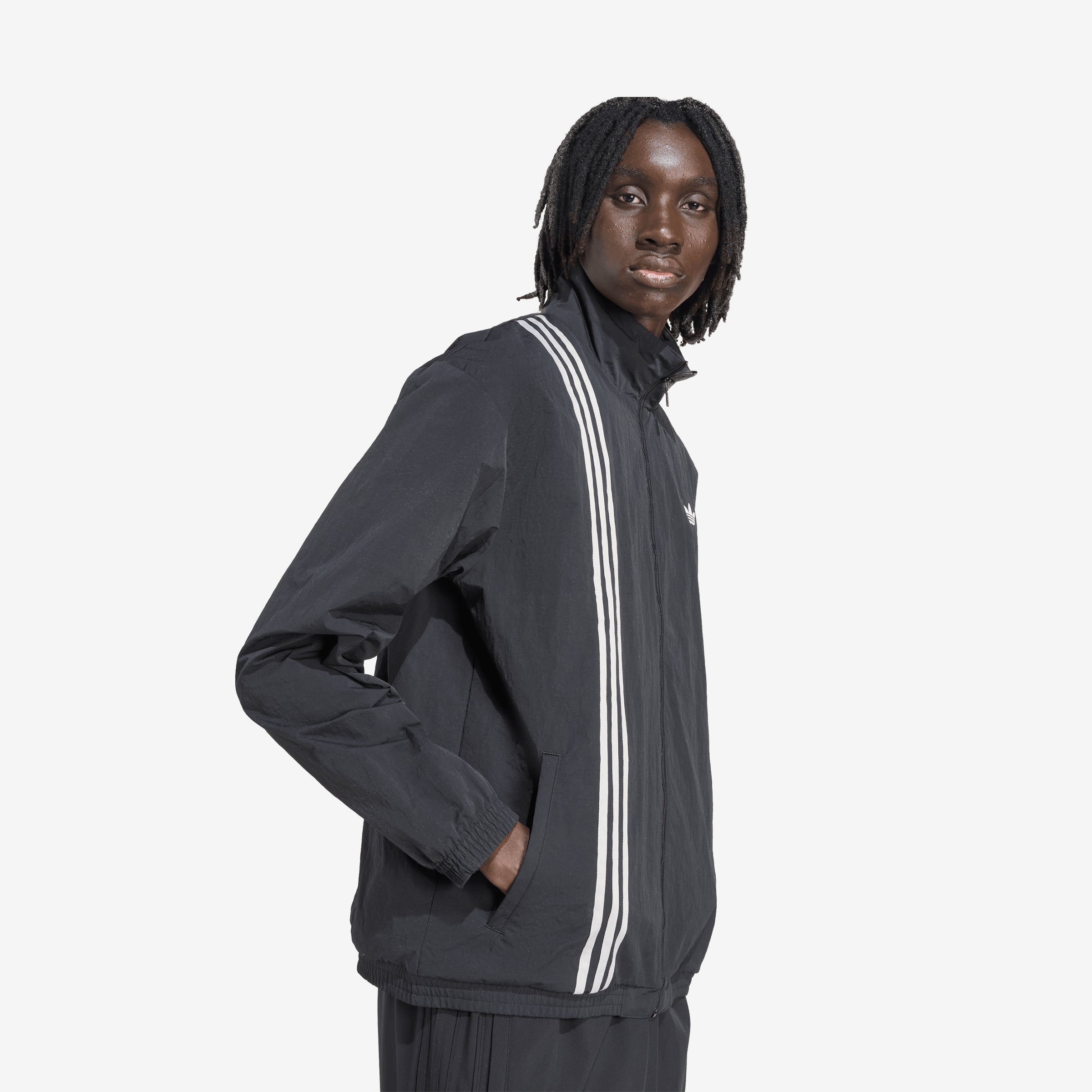 adidas Firebird Front Stripes Woven Track Top