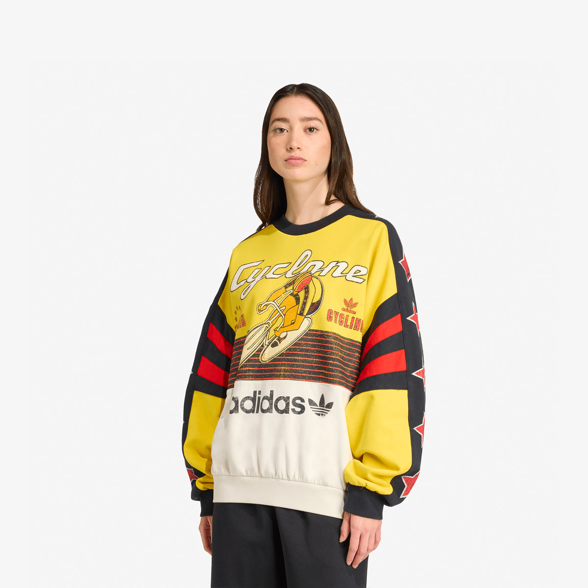 Women's adidas Archive Cycling Sweatshirt 'Yellow'