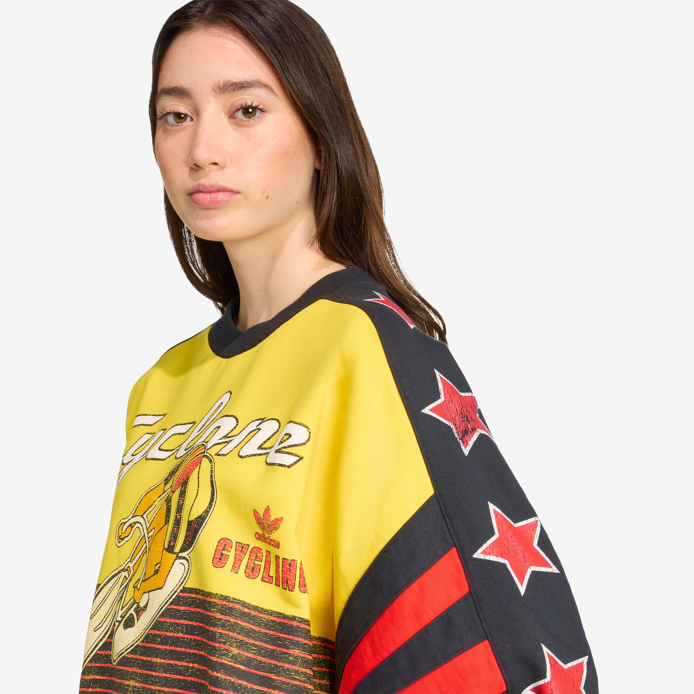 Women's adidas Archive Cycling Sweatshirt 'Yellow'