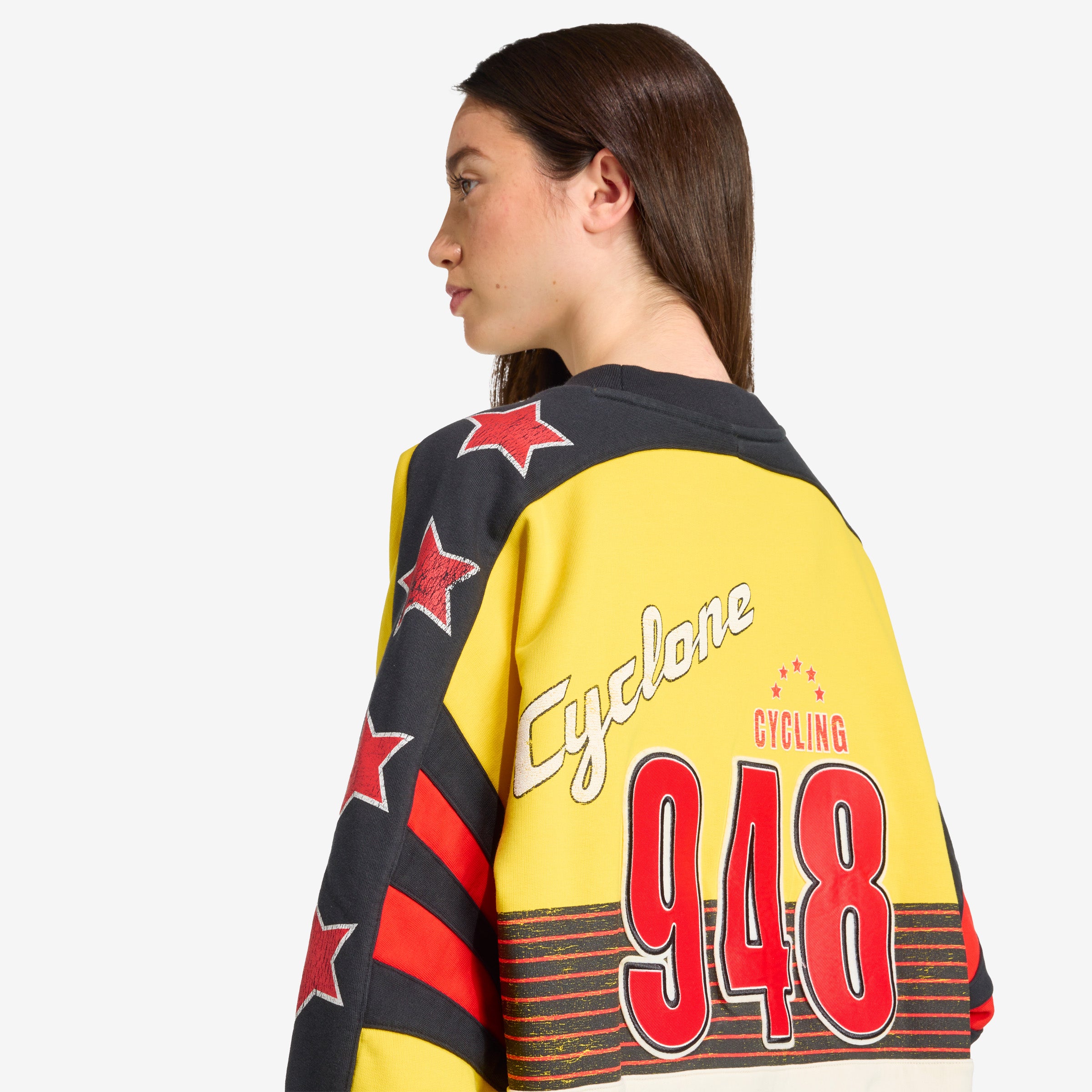 Women's adidas Archive Cycling Sweatshirt 'Yellow'