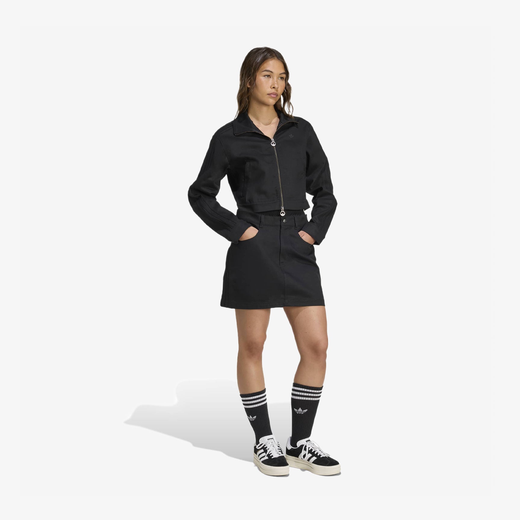 Women's adidas Jacket Firebird Crop 'Black'